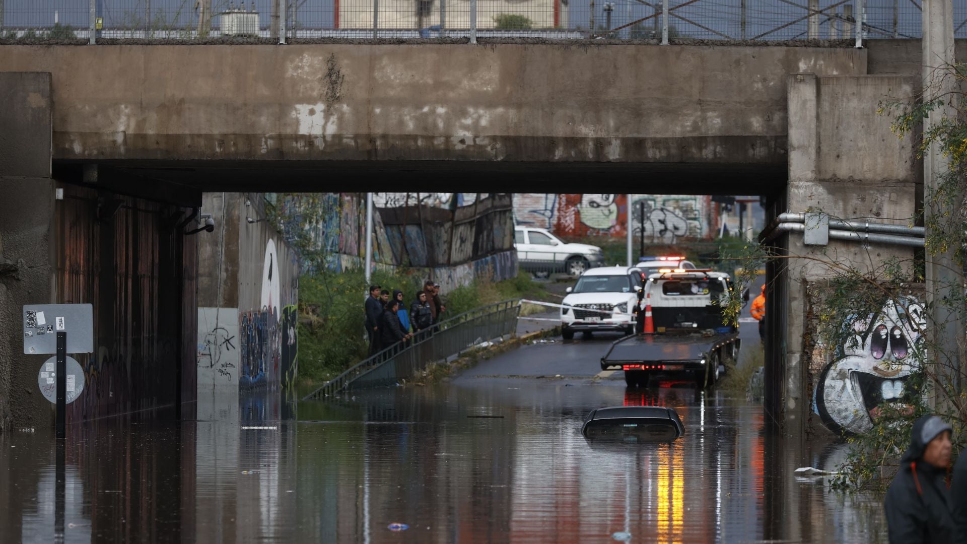 Lluvias en Santiago de Chile - Foto: EFE