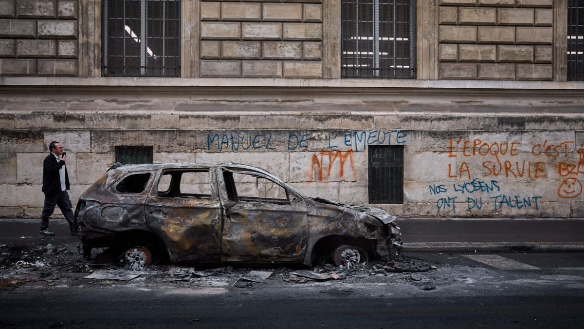 Disturbios en Francia