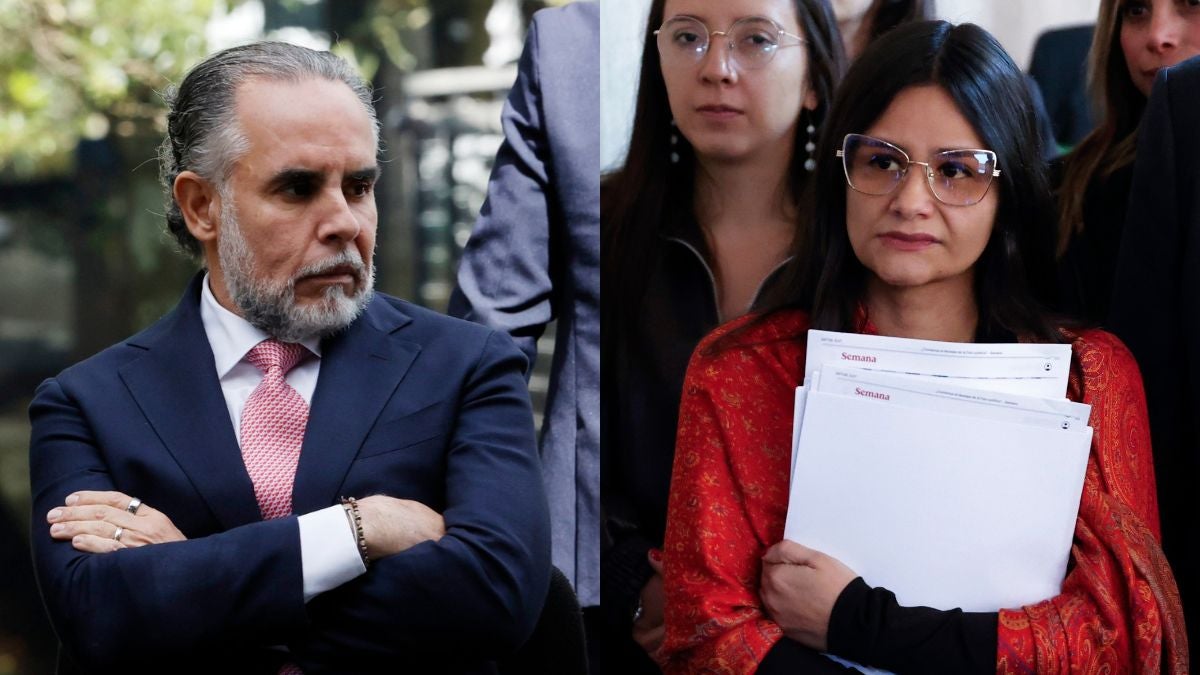 Armando Benedetti y Angie Rodríguez (EFE)