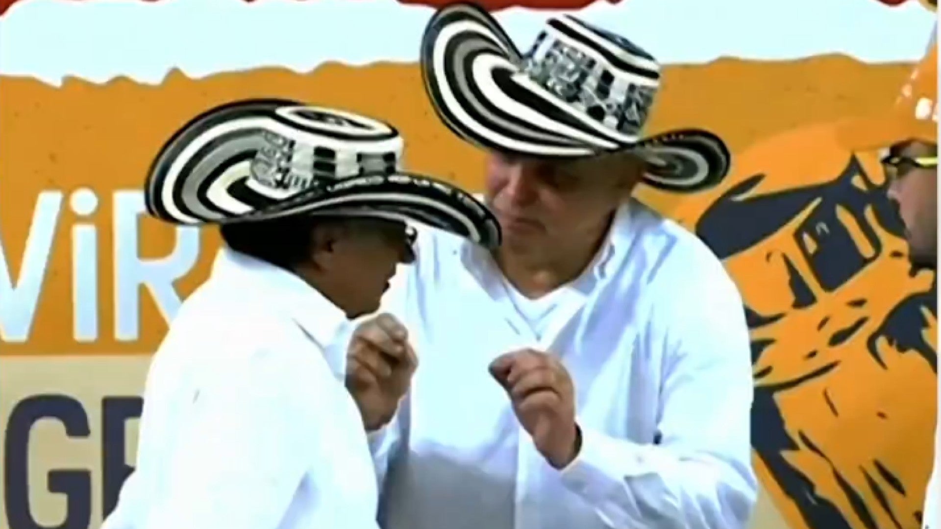 Gustavo Petro y Salvatore Mancuso / FOTO: Captura de pantalla