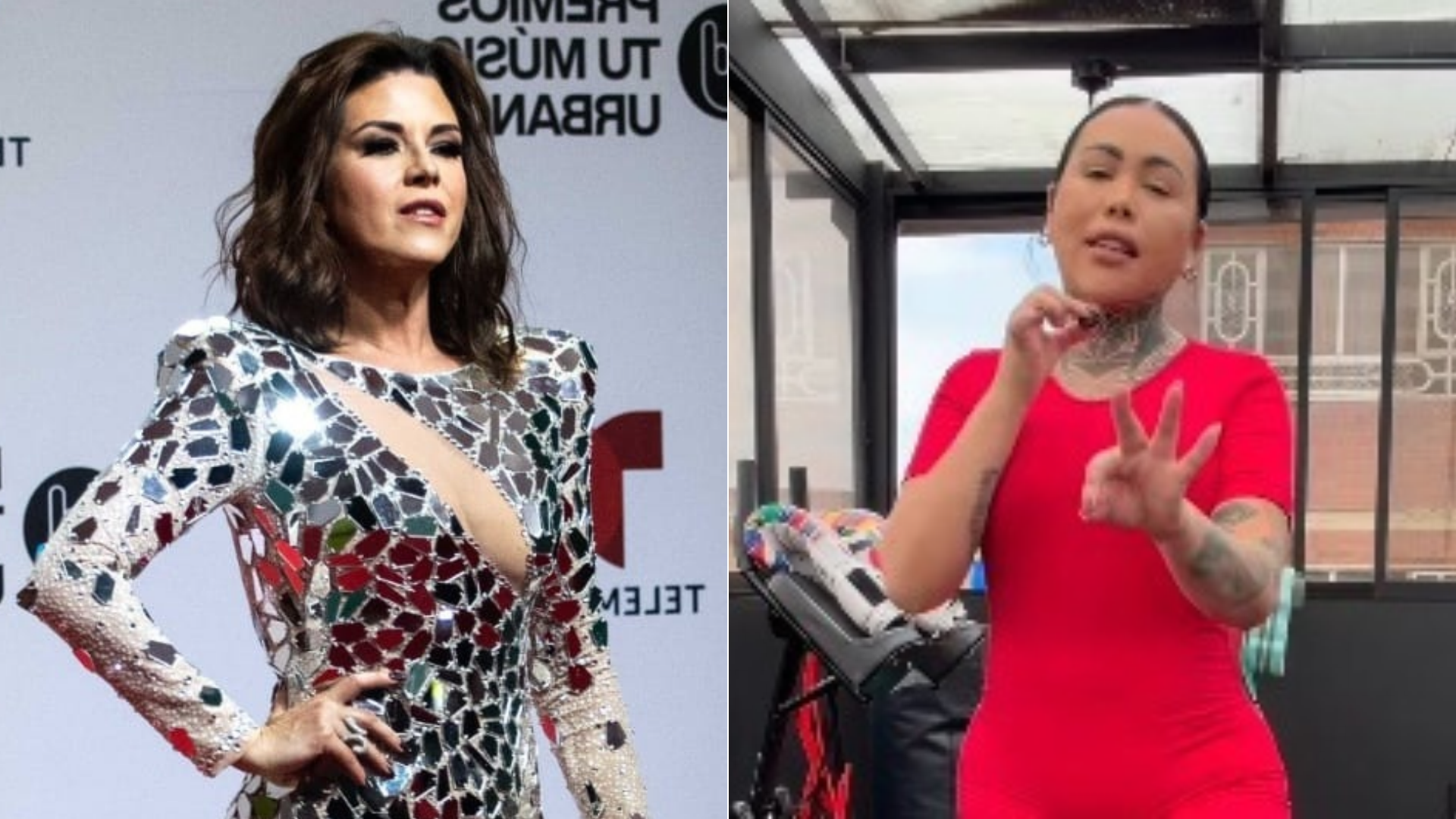 Alicia Machado, actriz venezolana y ex Miss Universo / Yina Calderón, influencer colombiana - Fotos: EFE / Instagram