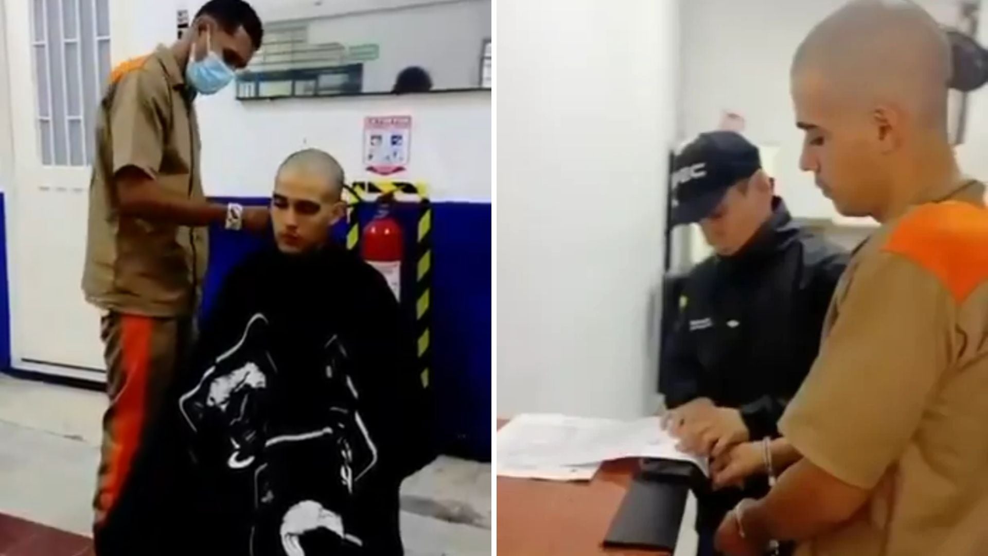 Primeras imágenes en prisión del hombre que amenazó a la primera dama de Colombia - Inpec