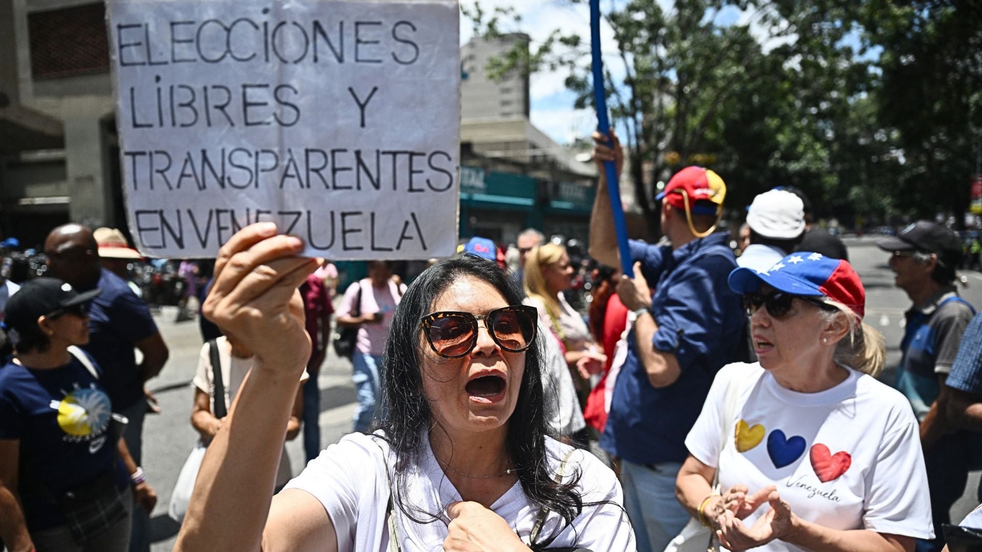 Protestas en Venezuela - AFP