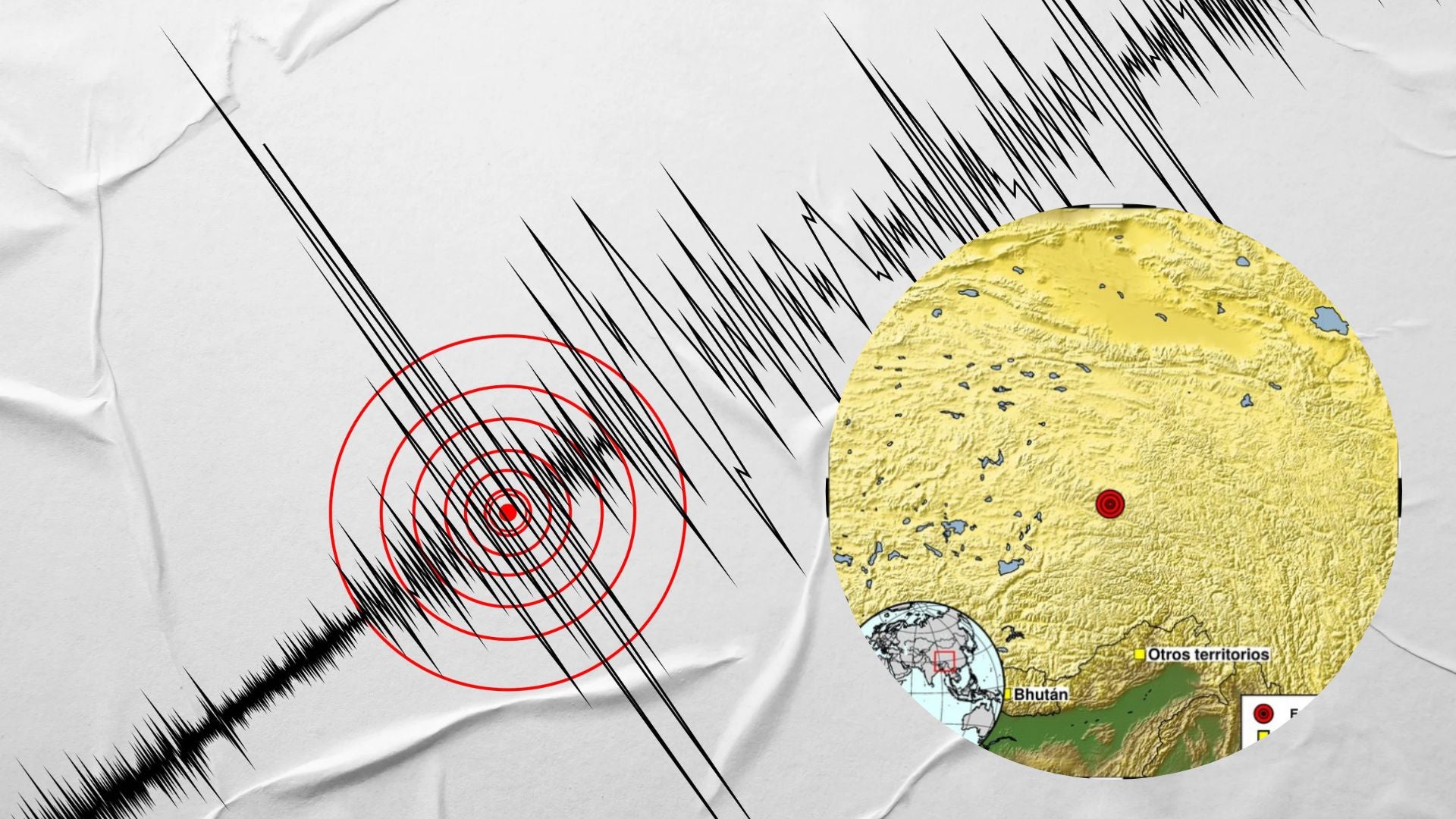 Terremoto en China - Canva y Redes