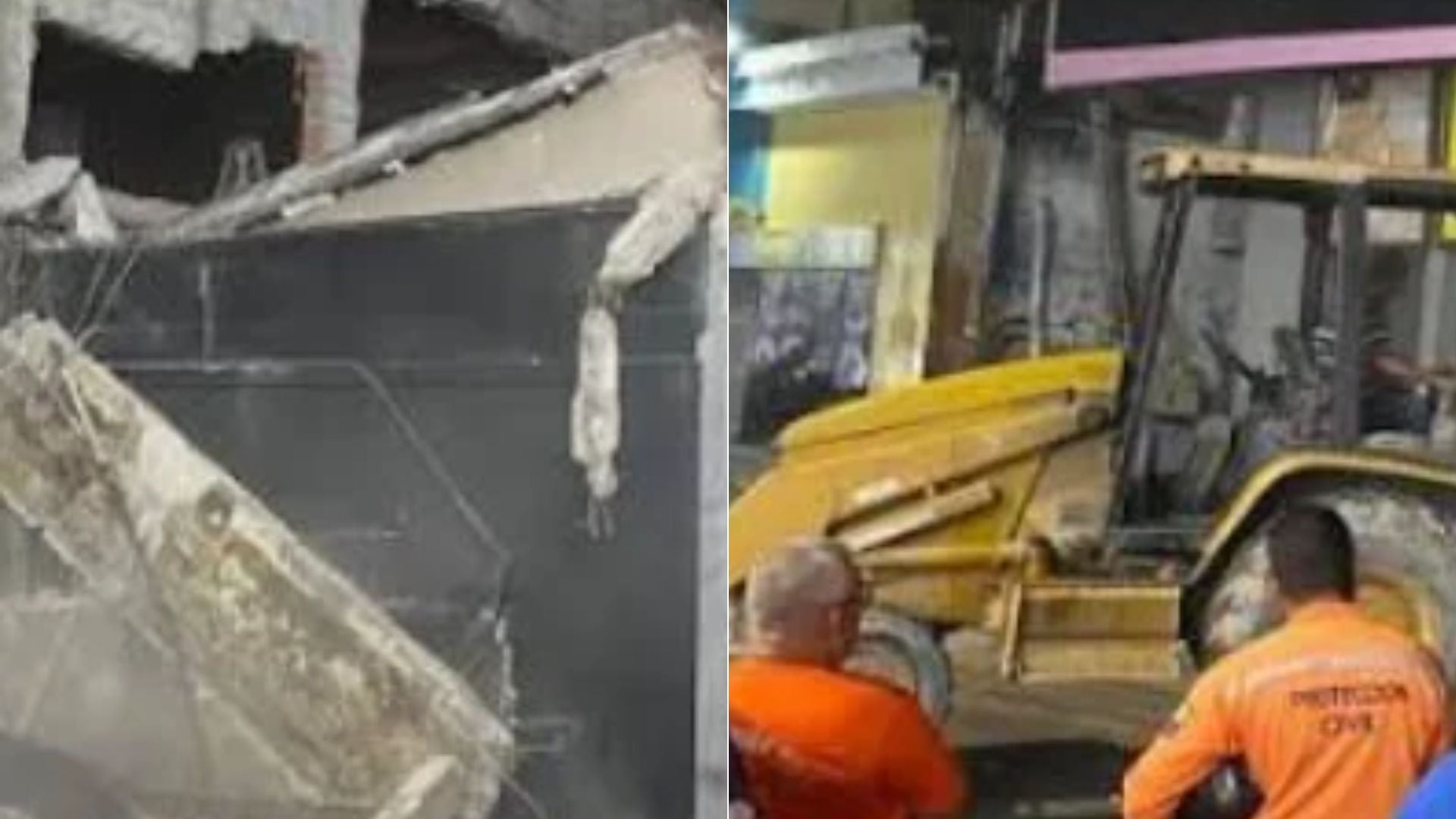 Local comercial se desplomó en Maracay (Aragua, Venezuela) - Fotos: X