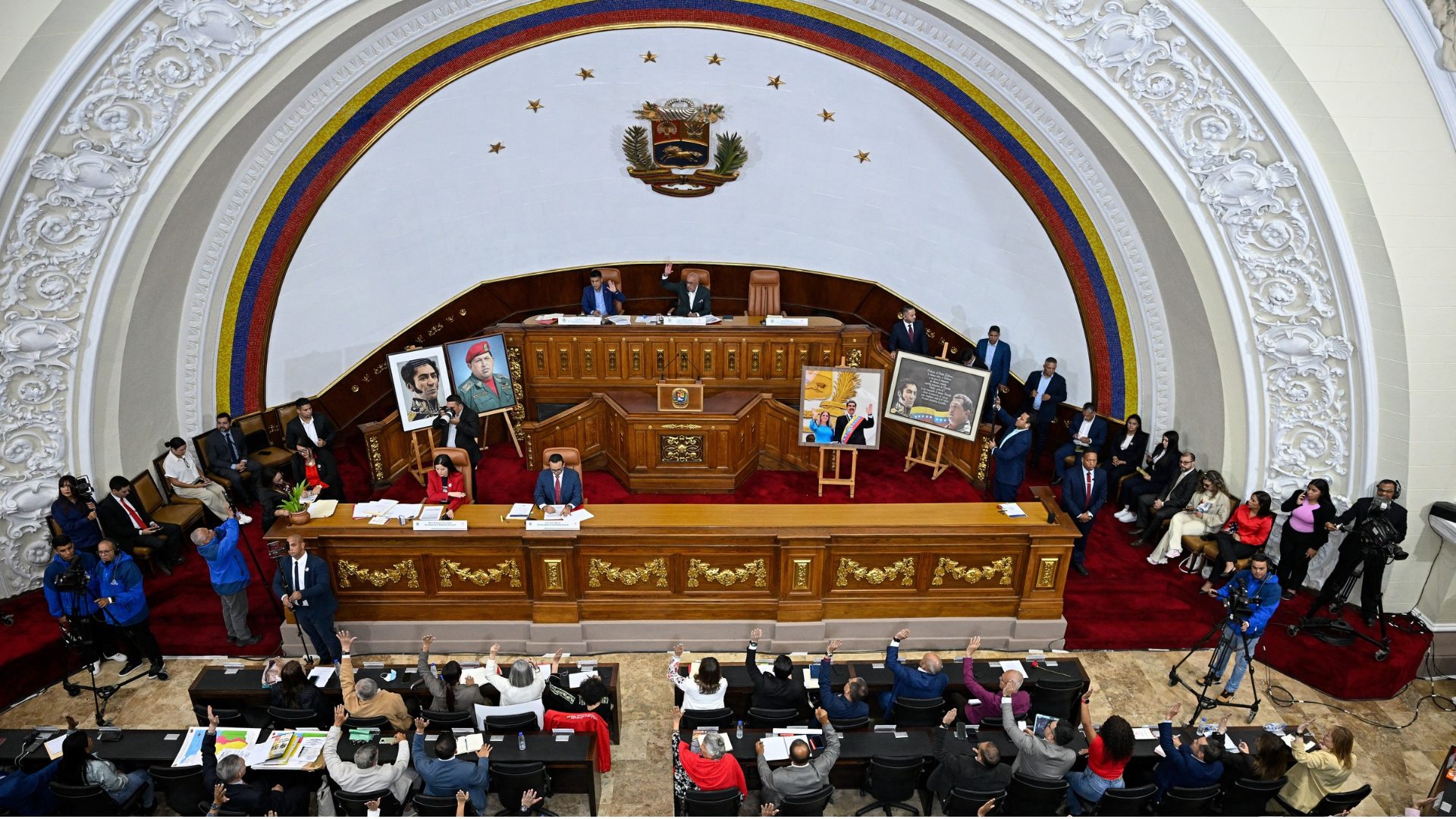 Asamblea Nacional afín al régimen venezolano | Foto: AFP