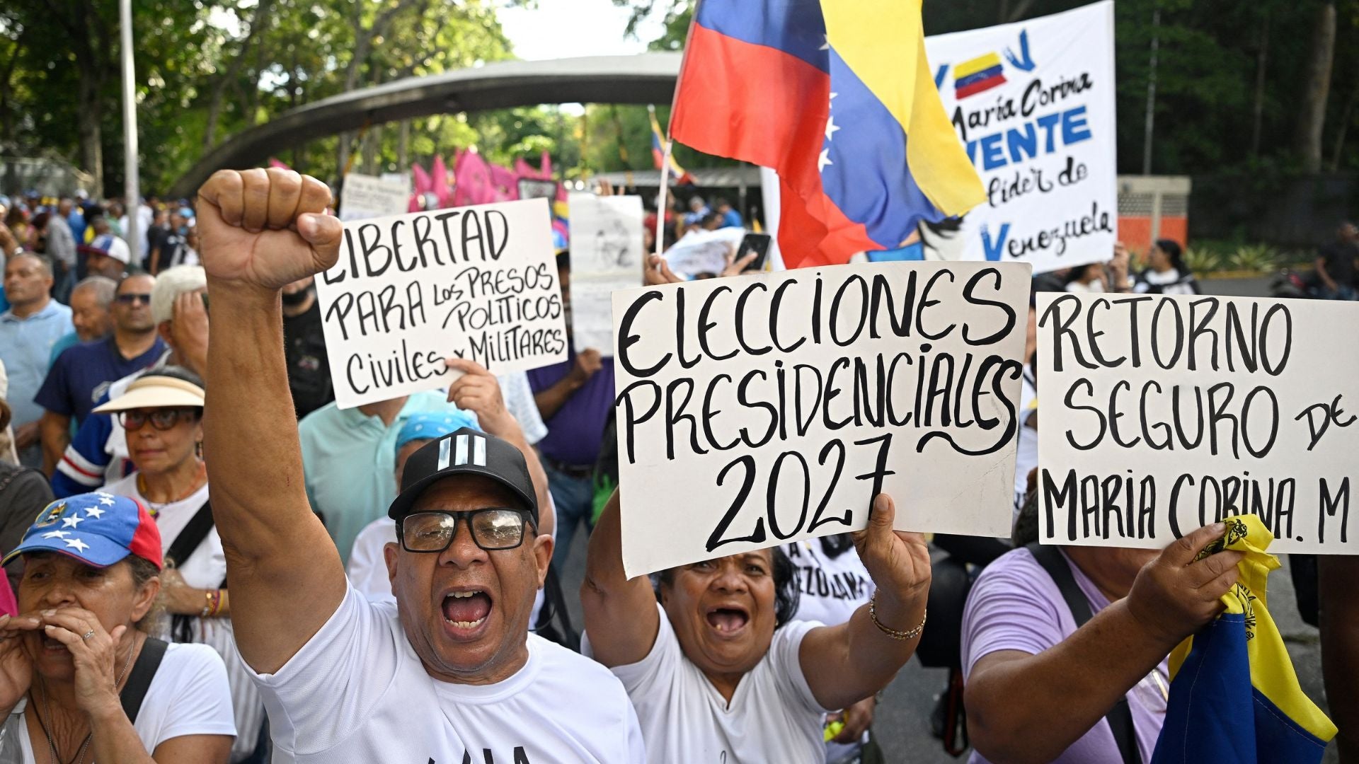 Marchas en Venezuela - Foto: AFP