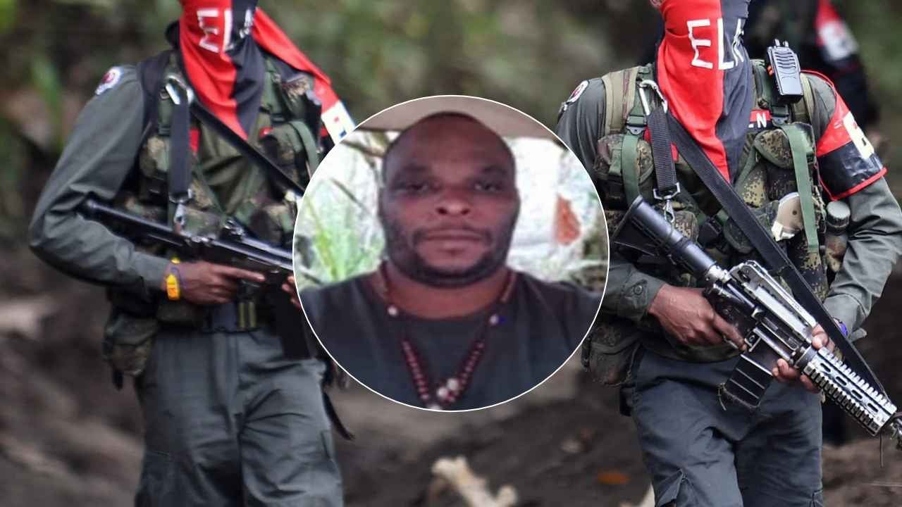ELN - Foto AFP/ Neftalí Riascos Alegría alias "Marcos Pacífico" - Redes sociales