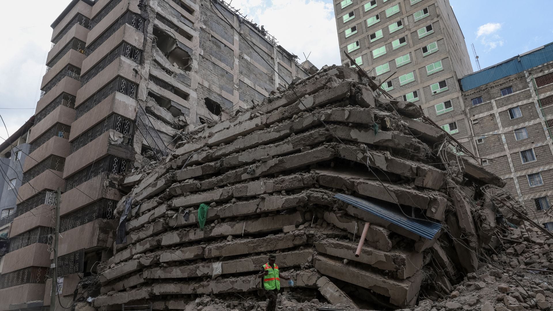 Edificio de varios pisos colapsa en la capital de Kenia -EFE