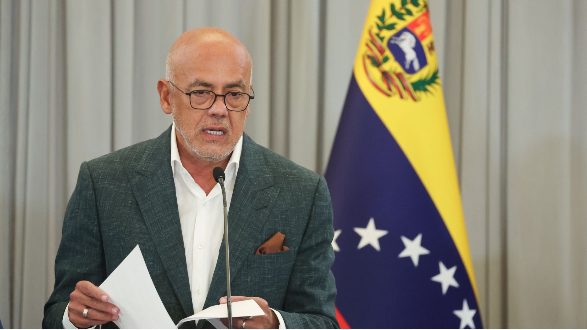 Jorge Rodríguez, cabeza de la Asamblea Nacional del régimen-Foto: EFE