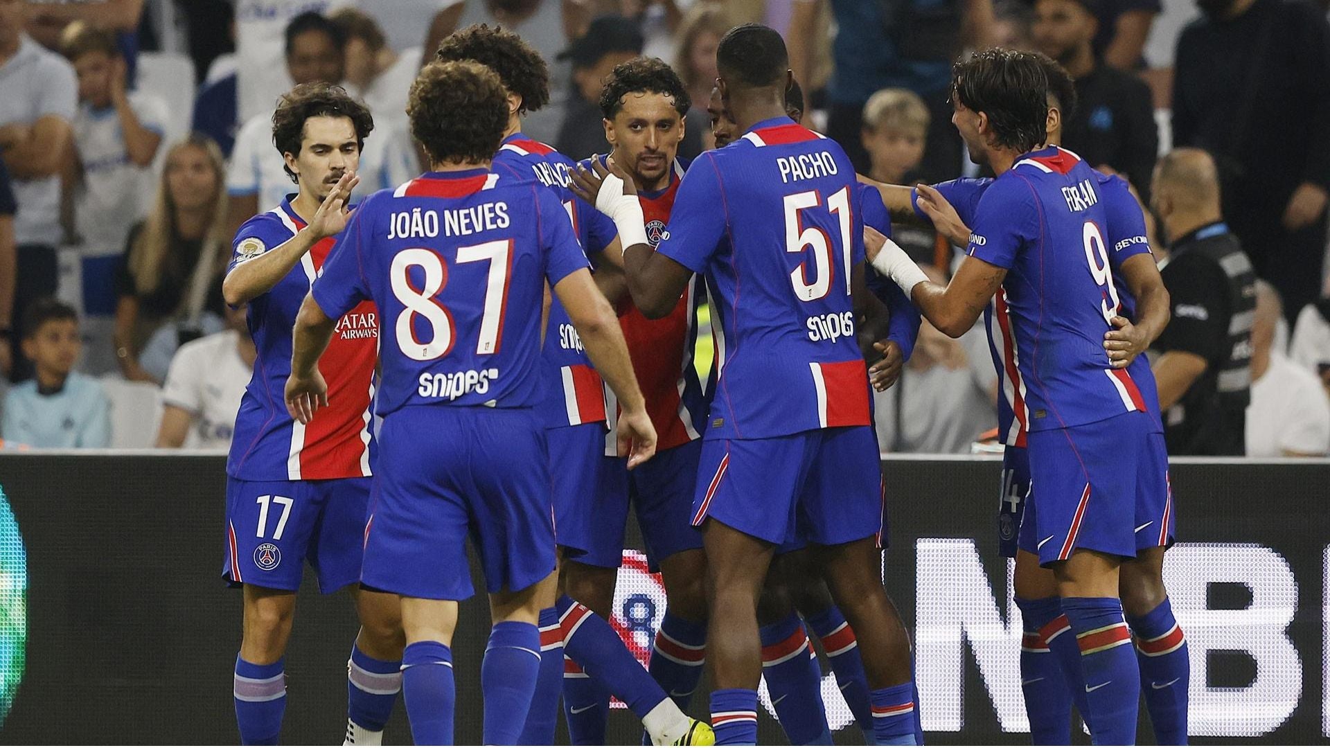 Partido del PSG en la Ligue 1 - Foto: EFE