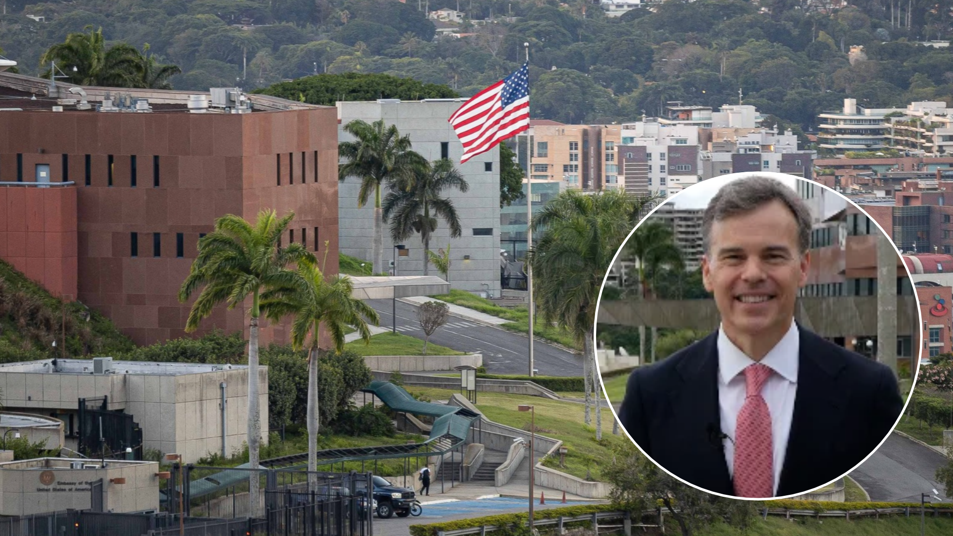Embajada de EE. UU. en Caracas (Venezuela) / John Barrett, diplomático de Estados Unidos - Fotos: EFE / Instagram