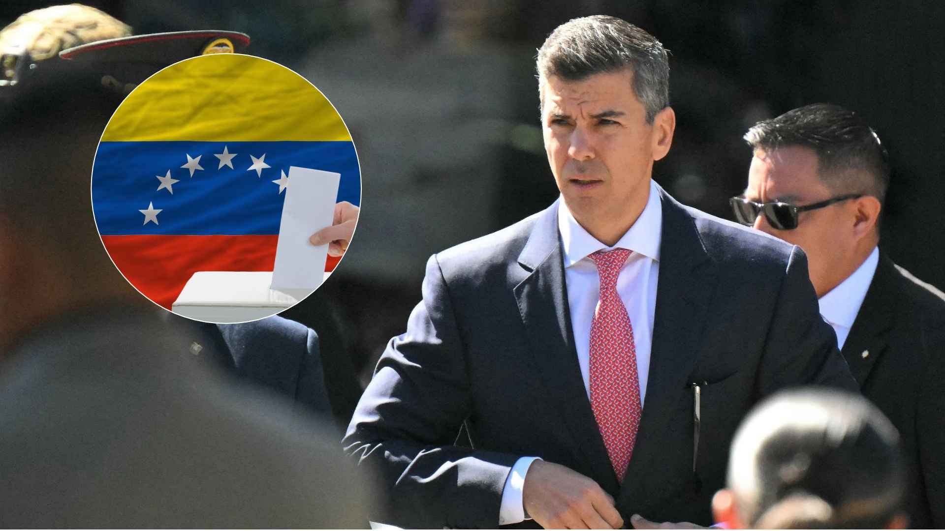 Santiago Peña - Foto AFP/ Elecciones en Venezuela - Foto Canva