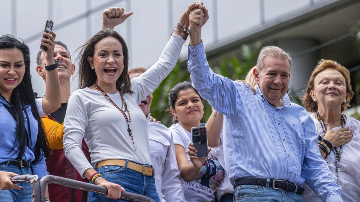 María Corina Machado y Edmundo González (EFE)