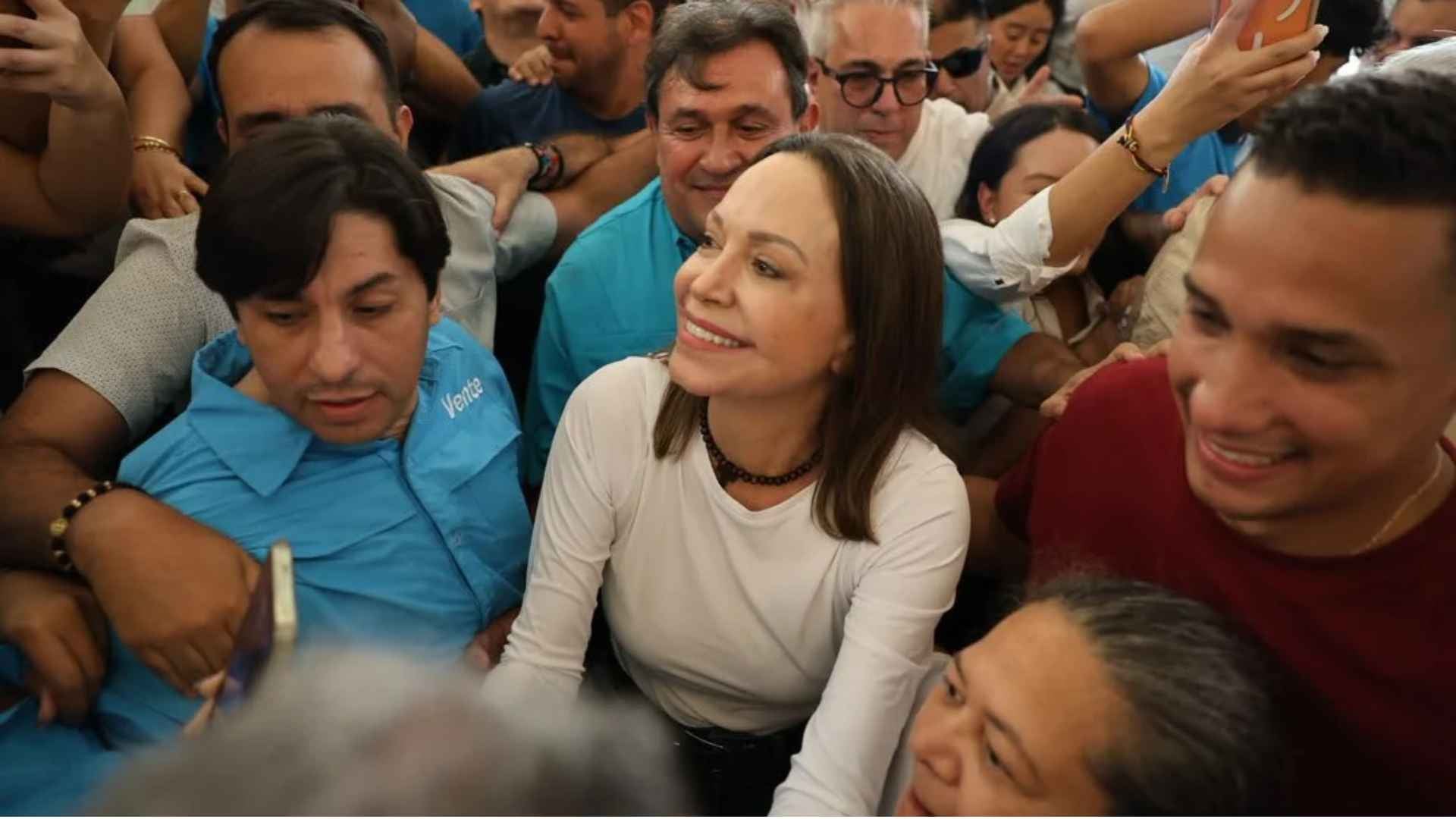 María Corina Machado - Foto X: @ConVzlaComando
