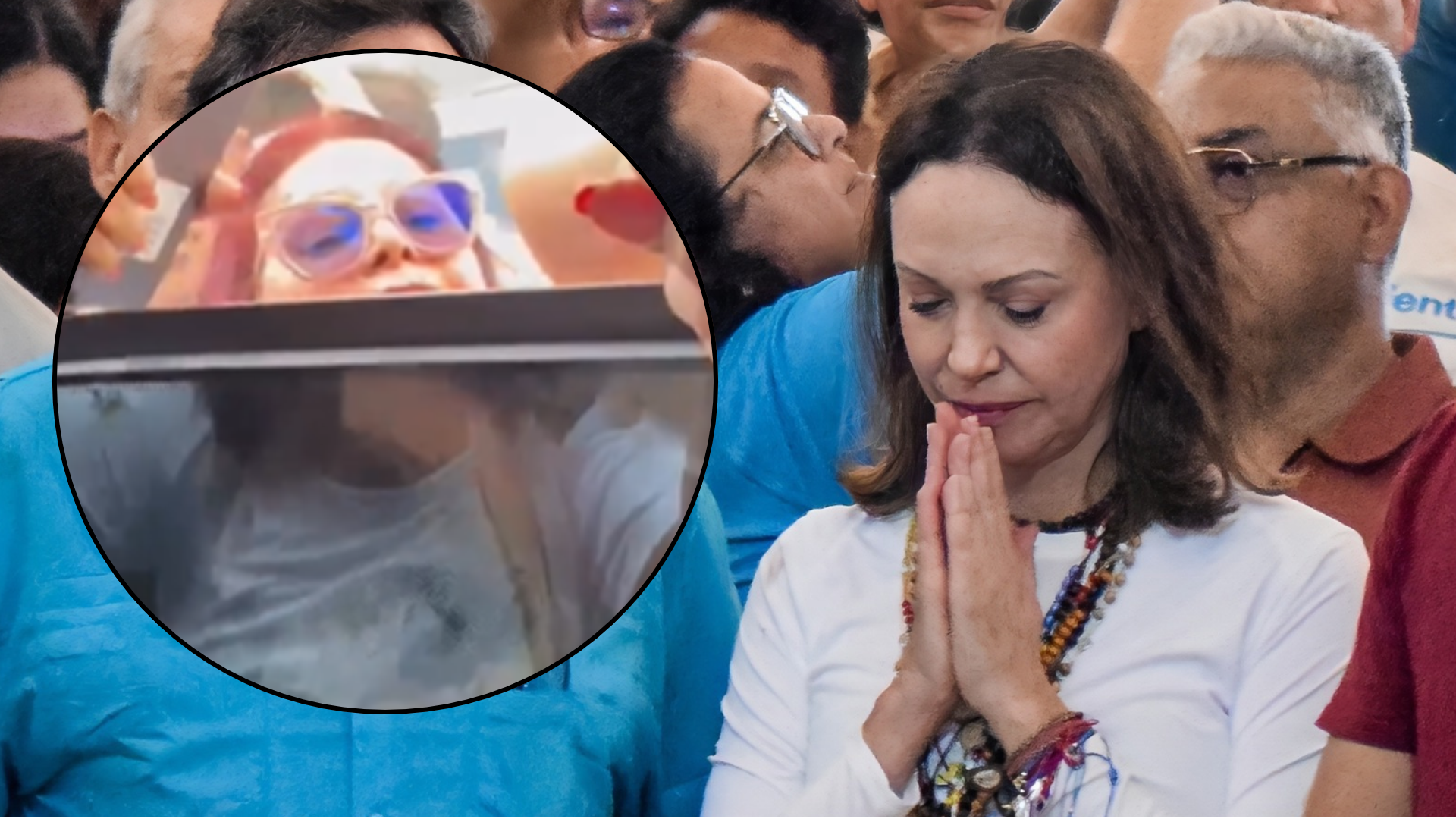 Venezolana le hace una conmovedora petición a María Corina Machado, premio Nobel de Paz - Fotos: X / EFE