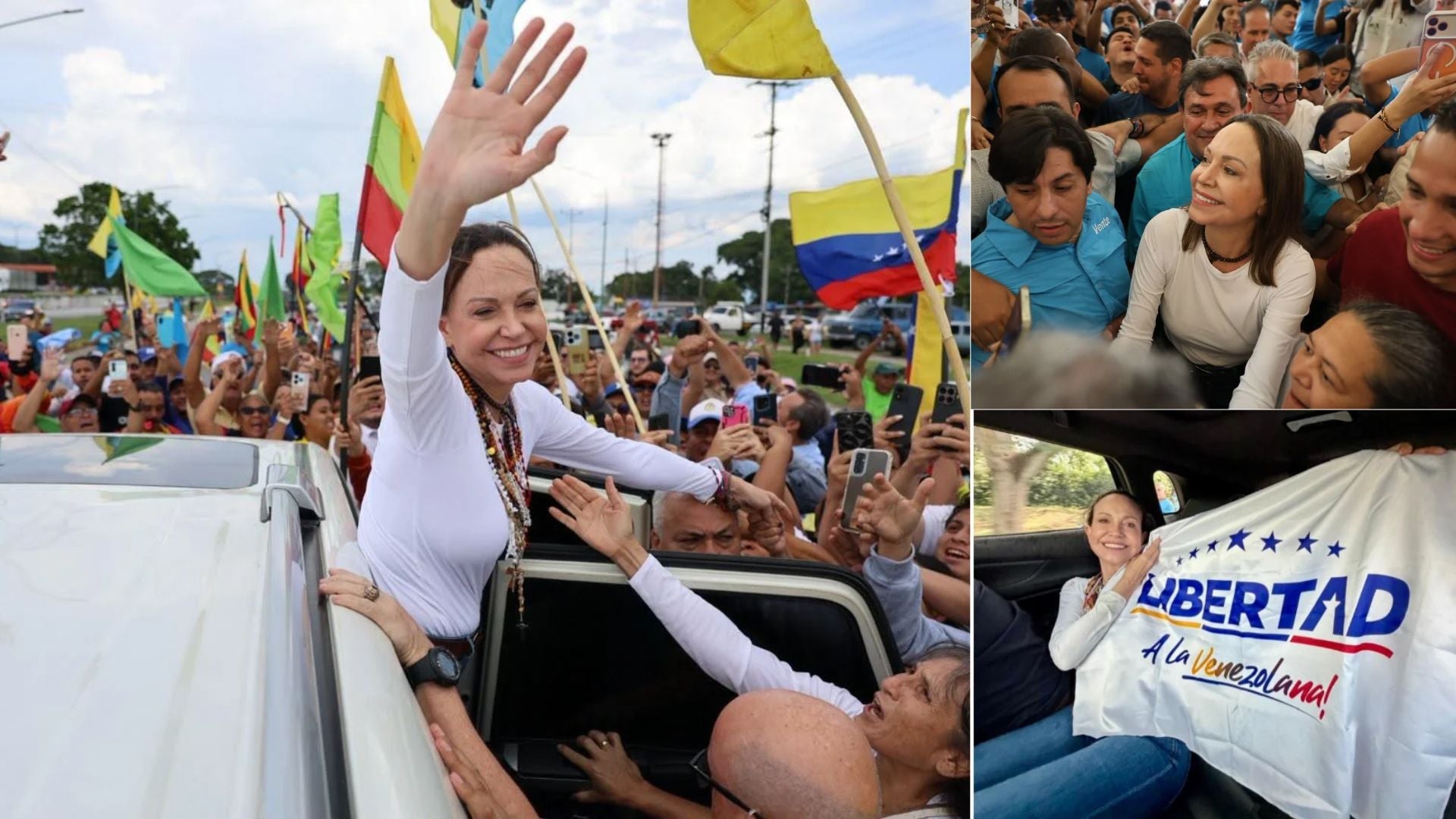 Este domingo 25 de octubre, María Corina Machado regresó a Venezuela.