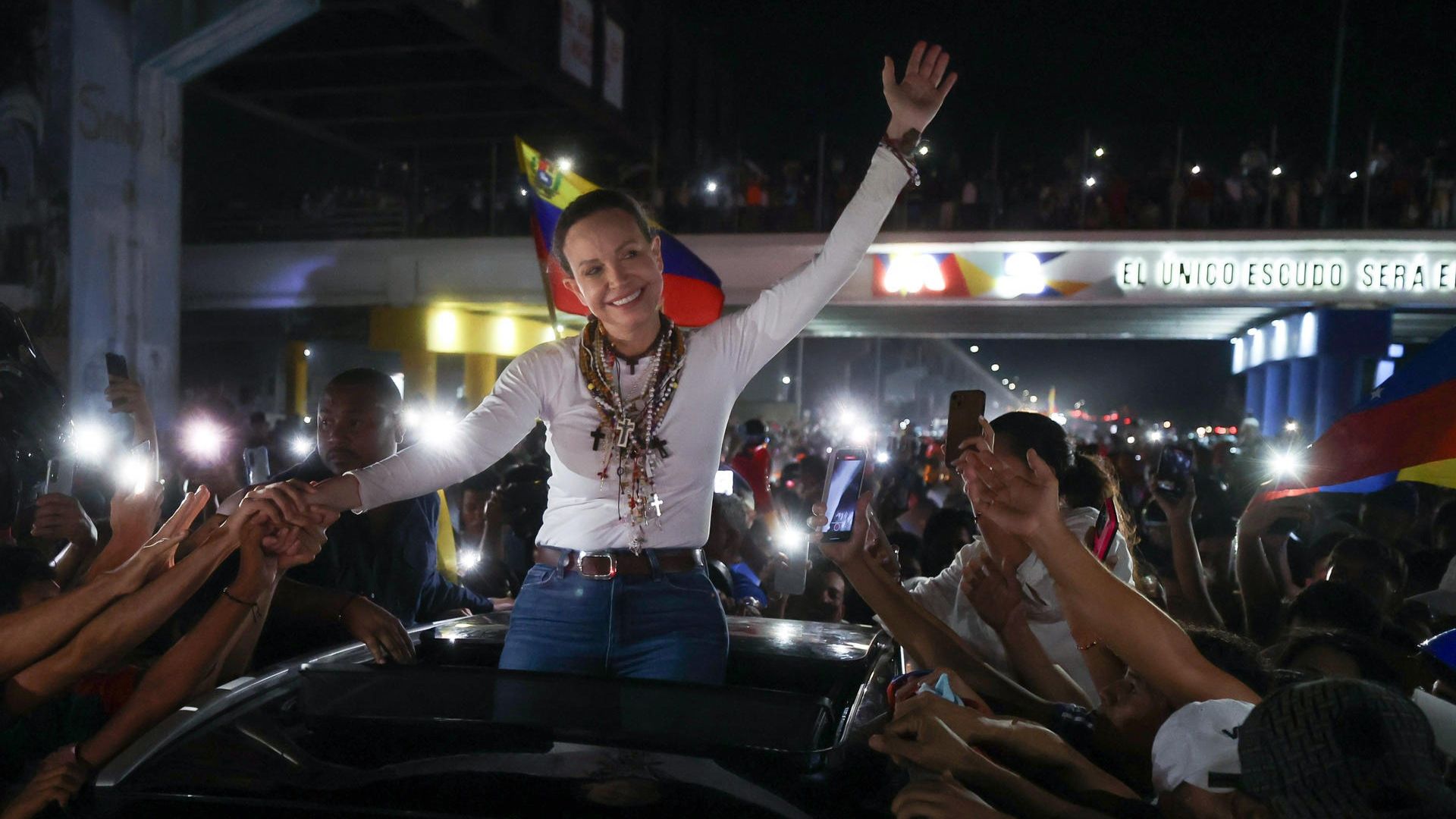 María Corina Machado de regreso en Venezuela - Foto: EFE