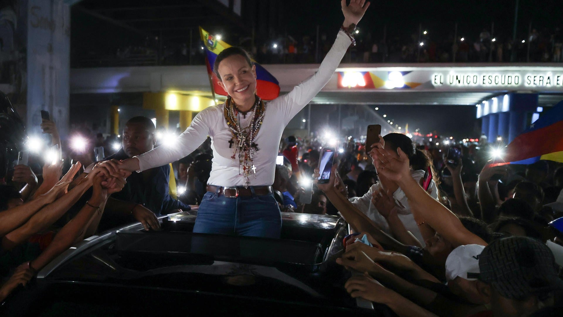 María Corina en Venezuela (EFE)