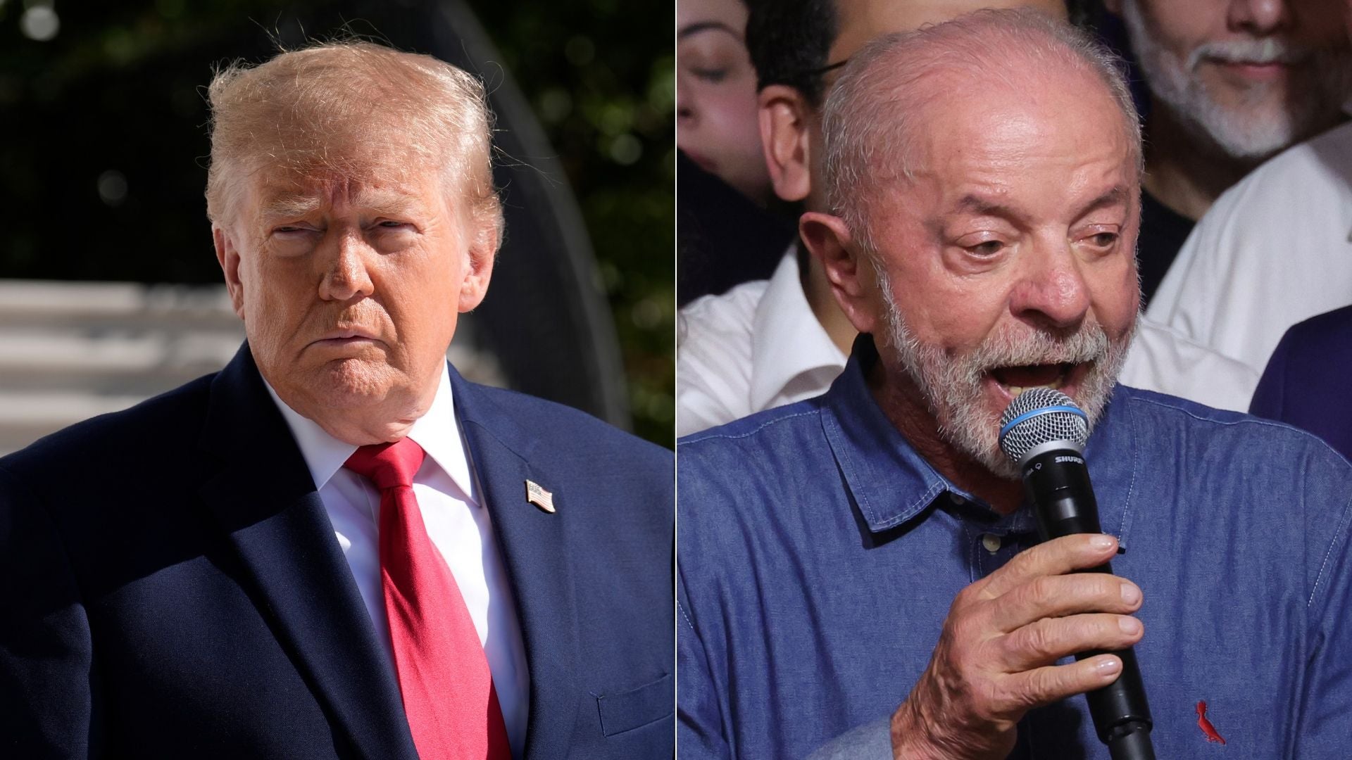 Donald Trump y Lula da Silva | Foto: EFE