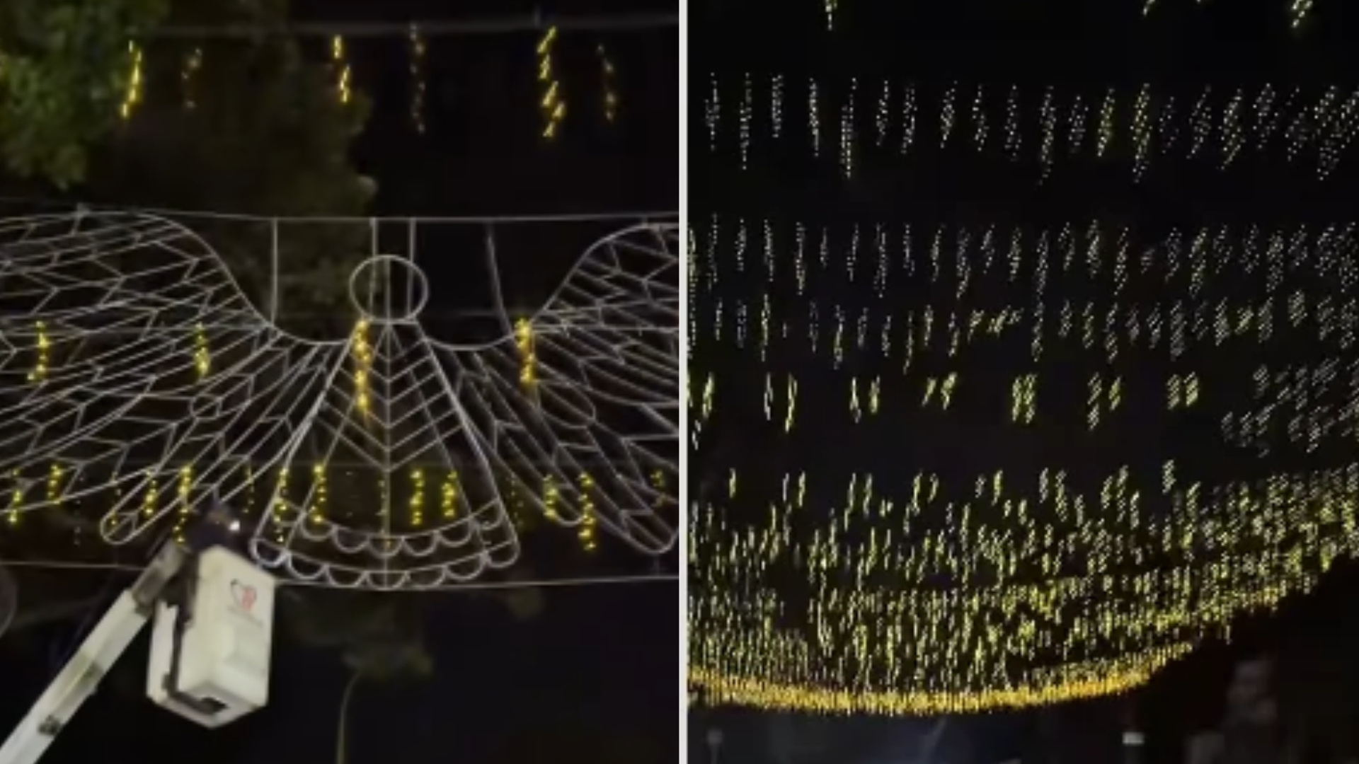 En Carabobo (Venezuela) iluminan las calles con motivo de la "Navidad" - Fotos: Instagram
