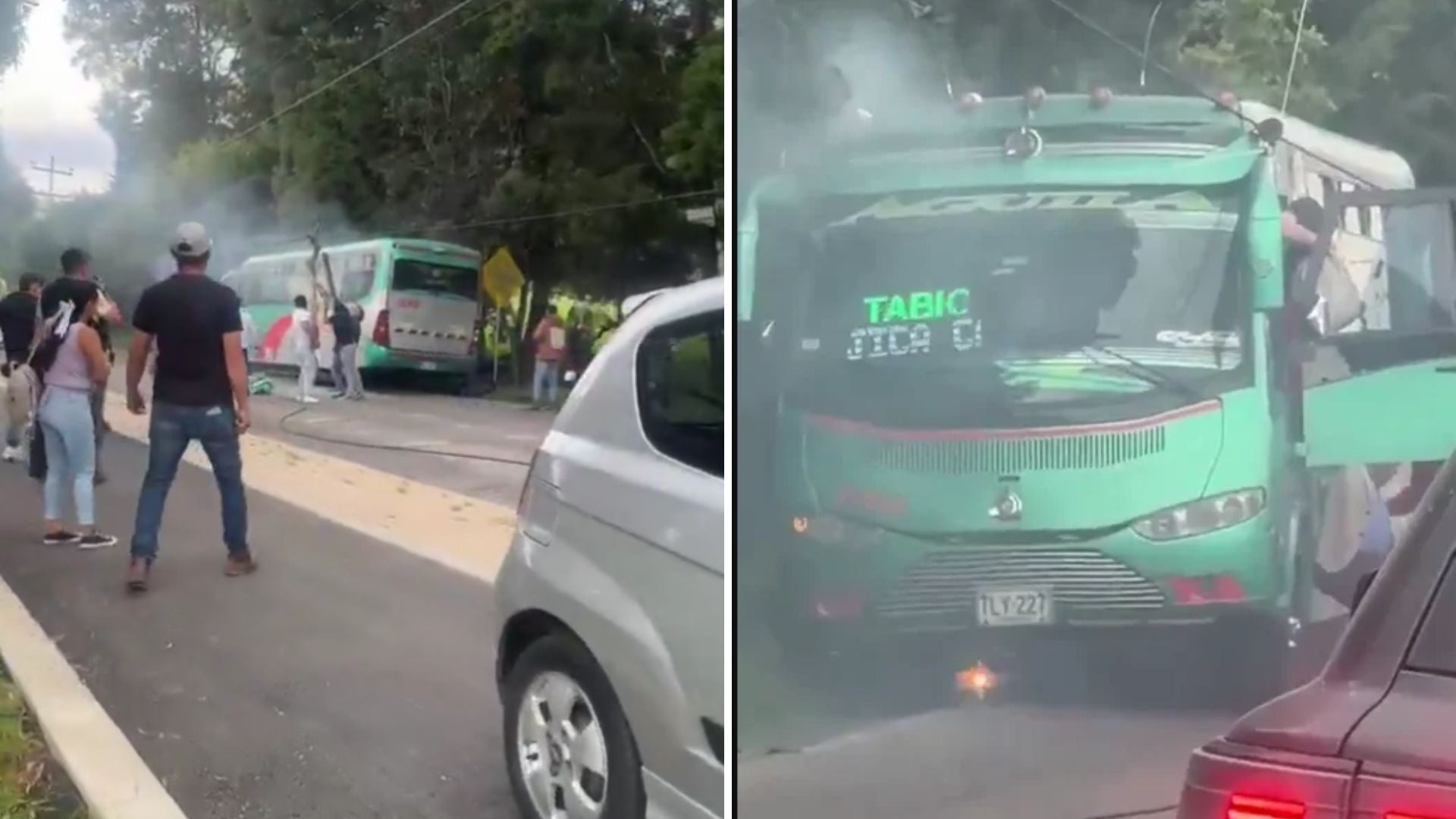 Accidente en vía Siberia-Tenjo - Captura de pantalla de redes