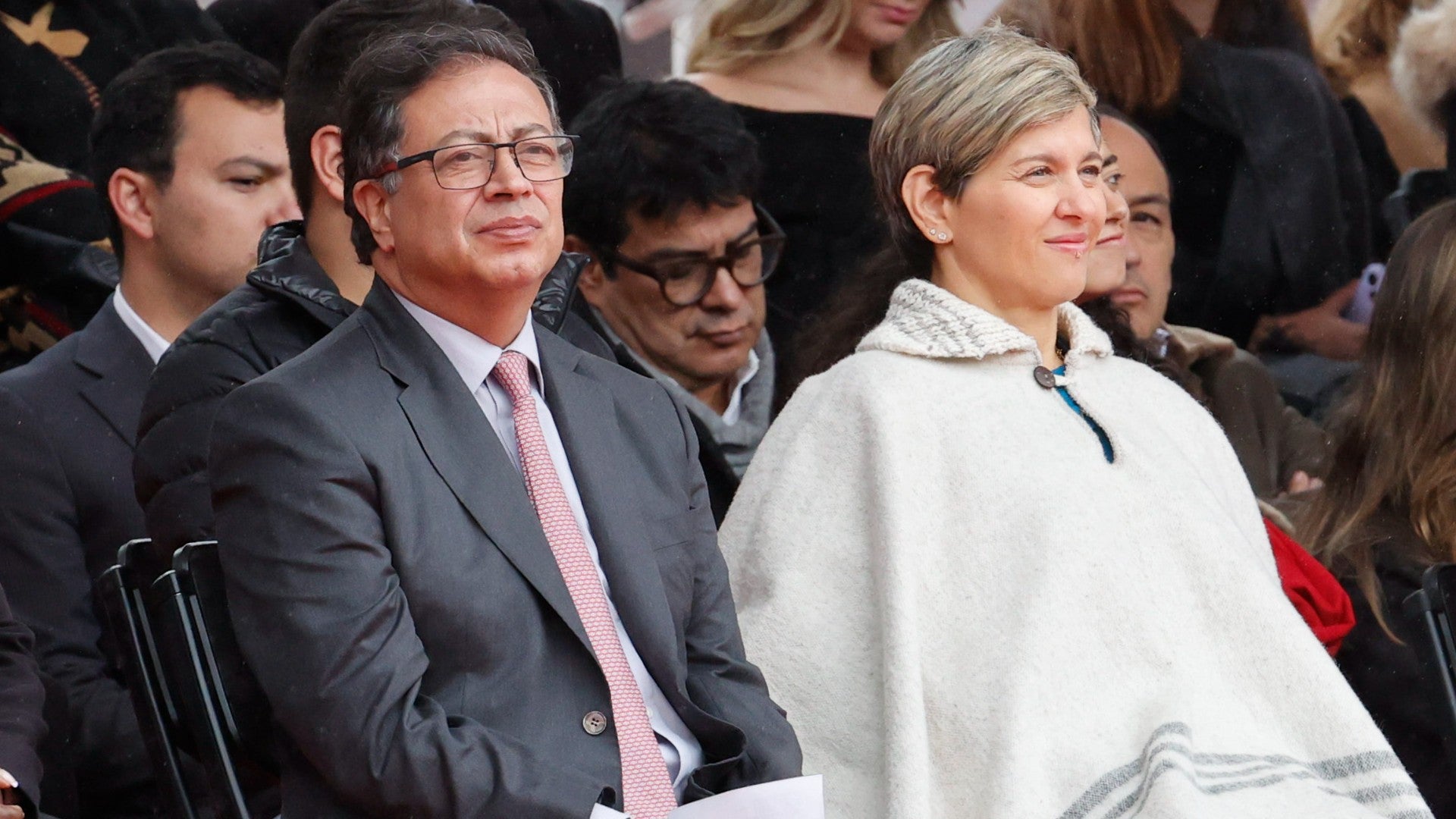Gustavo Petro y Verónica Alcocer / FOTO: EFE