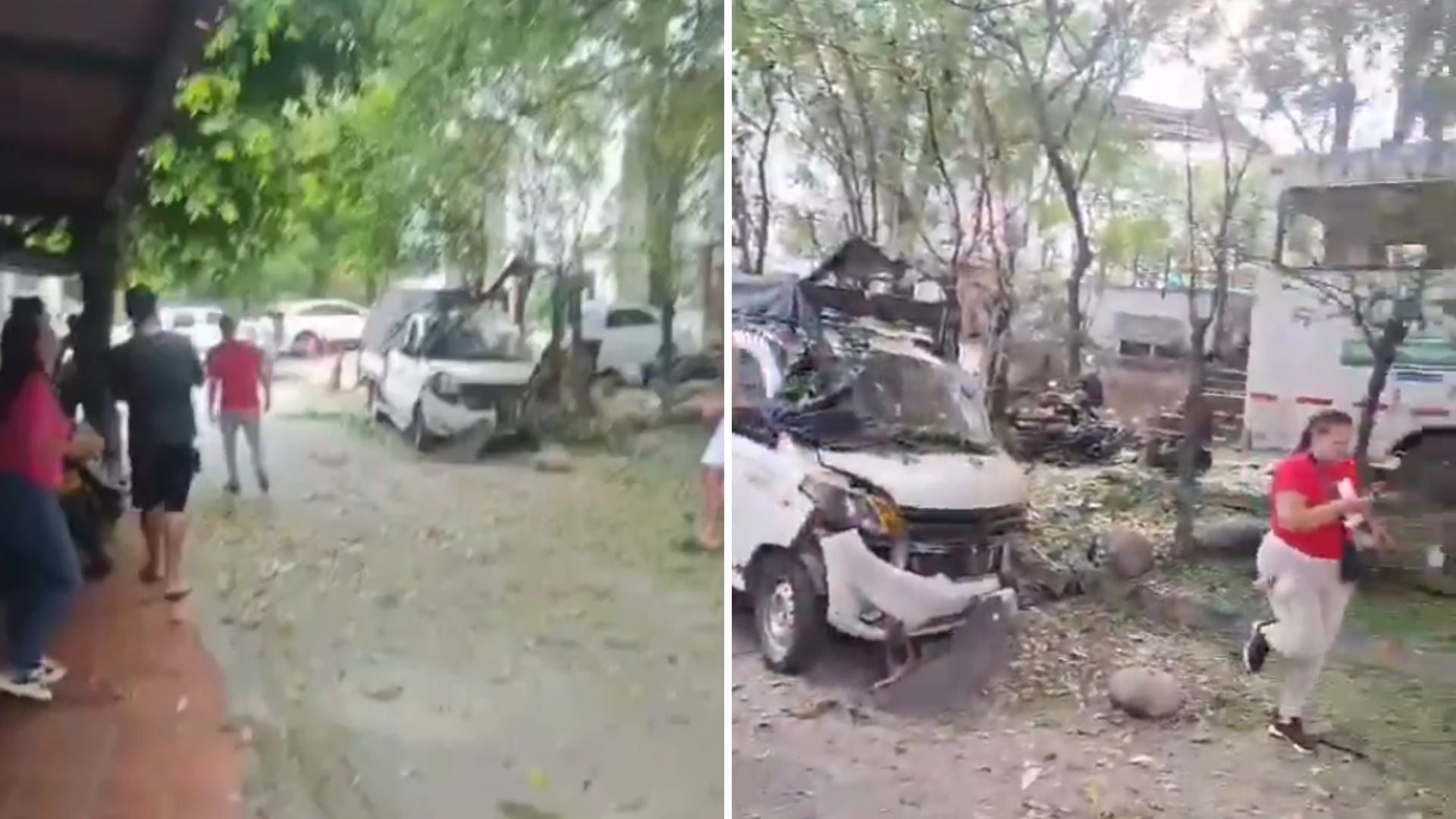 Atentado en Cúcuta - Captura de pantalla de redes sociales