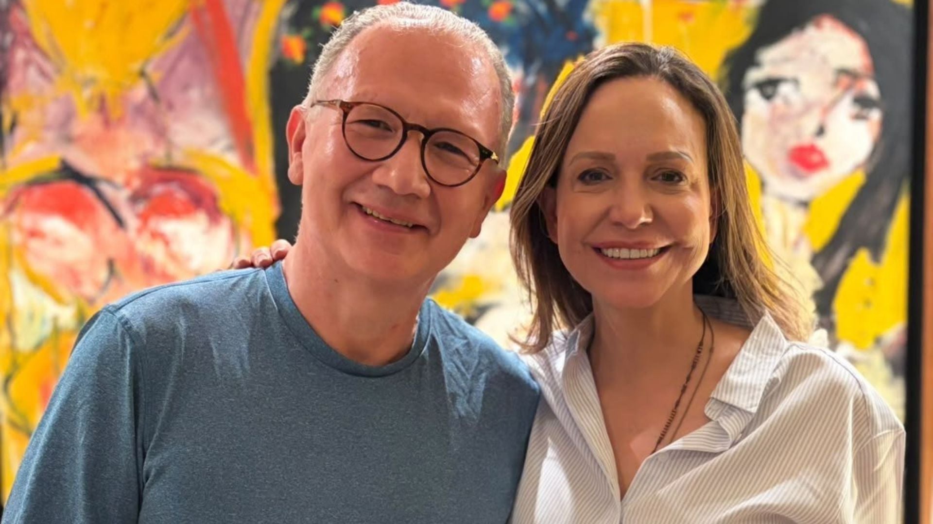 Perkins Rocha y María Corina Machado - EFE