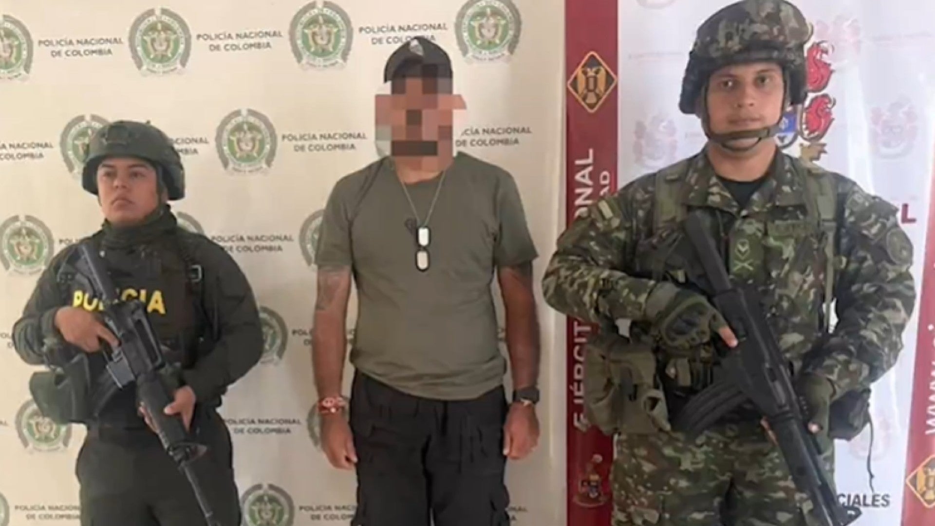 Capturado alias Flecha en Colombia / FOTO: Captura de pantalla