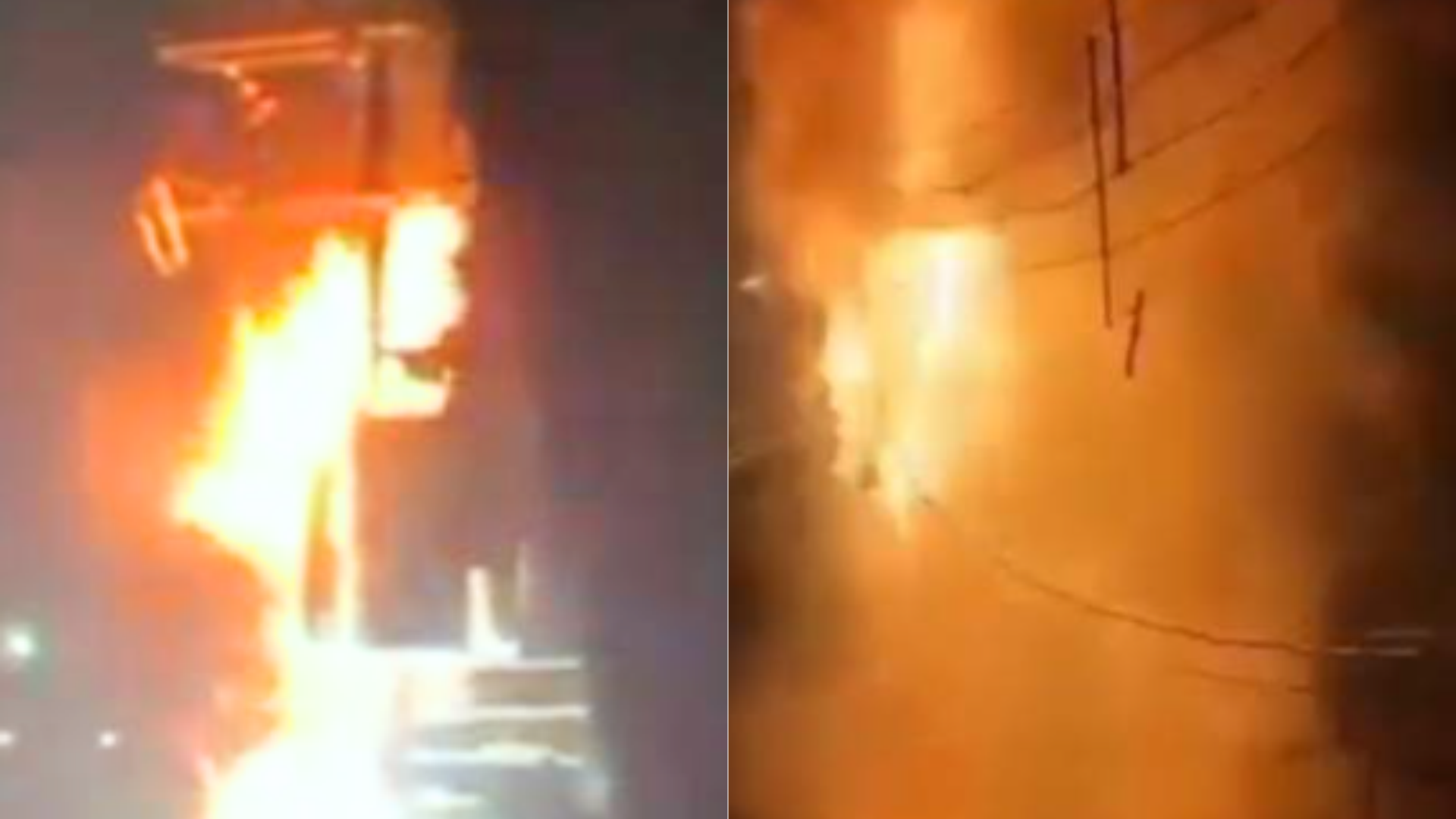 Explosión de transformadores en Carabobo, Venezuela - Fotos: X