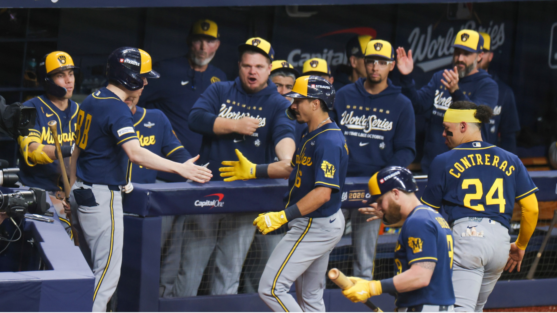Jugadores de Milwaukee Brewers (MLB) - Foto: EFE