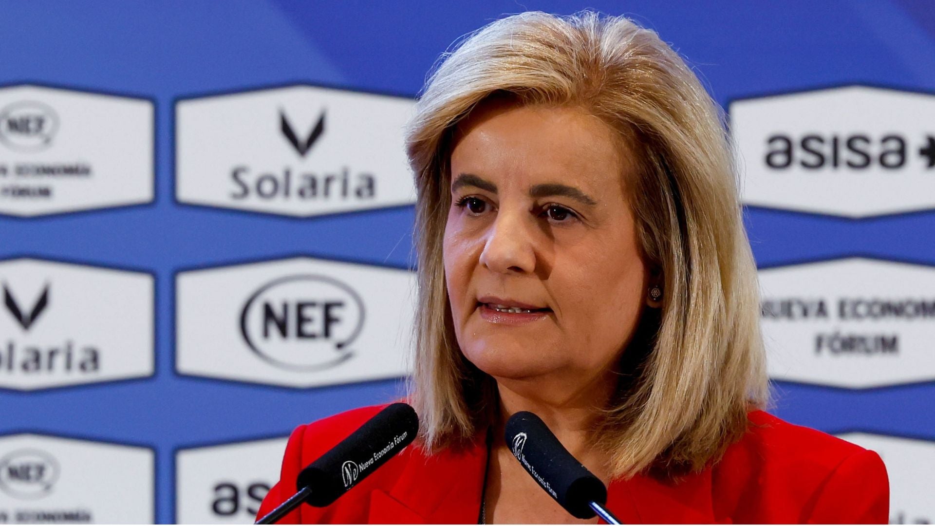 La presidenta de la Fundación CEOE y exministra de Empleo, Fátima Báñez-Foto EFE