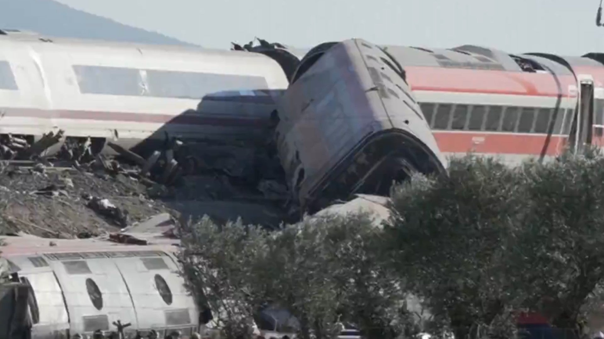 Choque de trenes en España / FOTO: Captura de pantalla