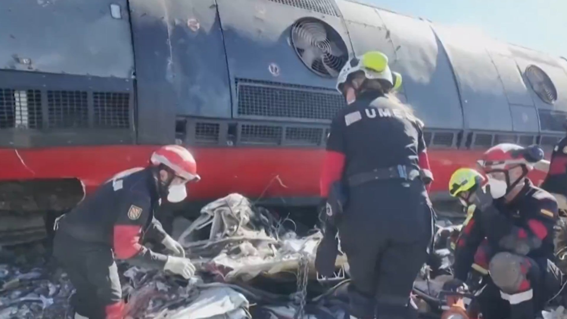 Choque de trenes en España / FOTO: captura de video