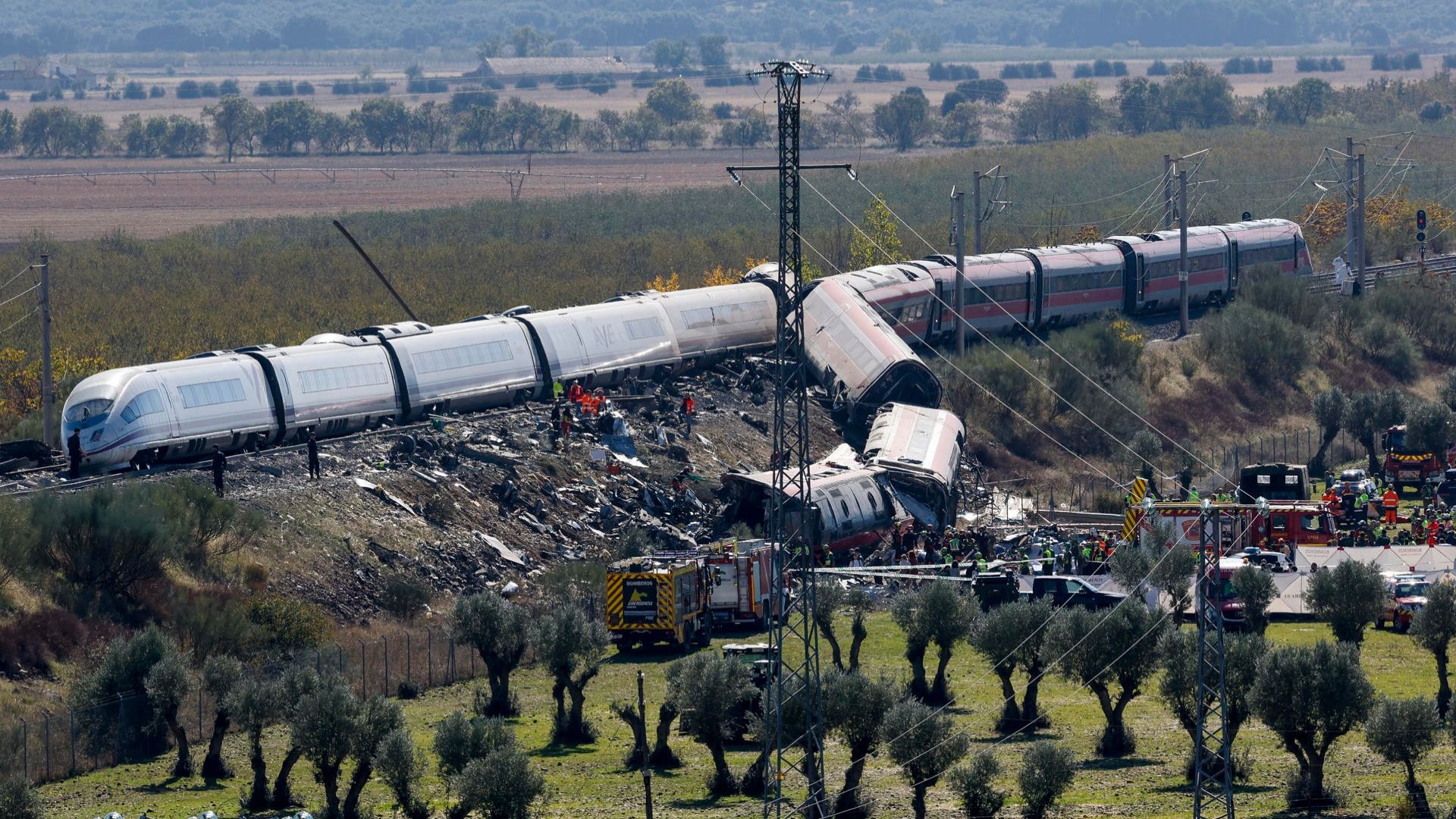 Accidente férreo en Toledo, España - Foto: EFE