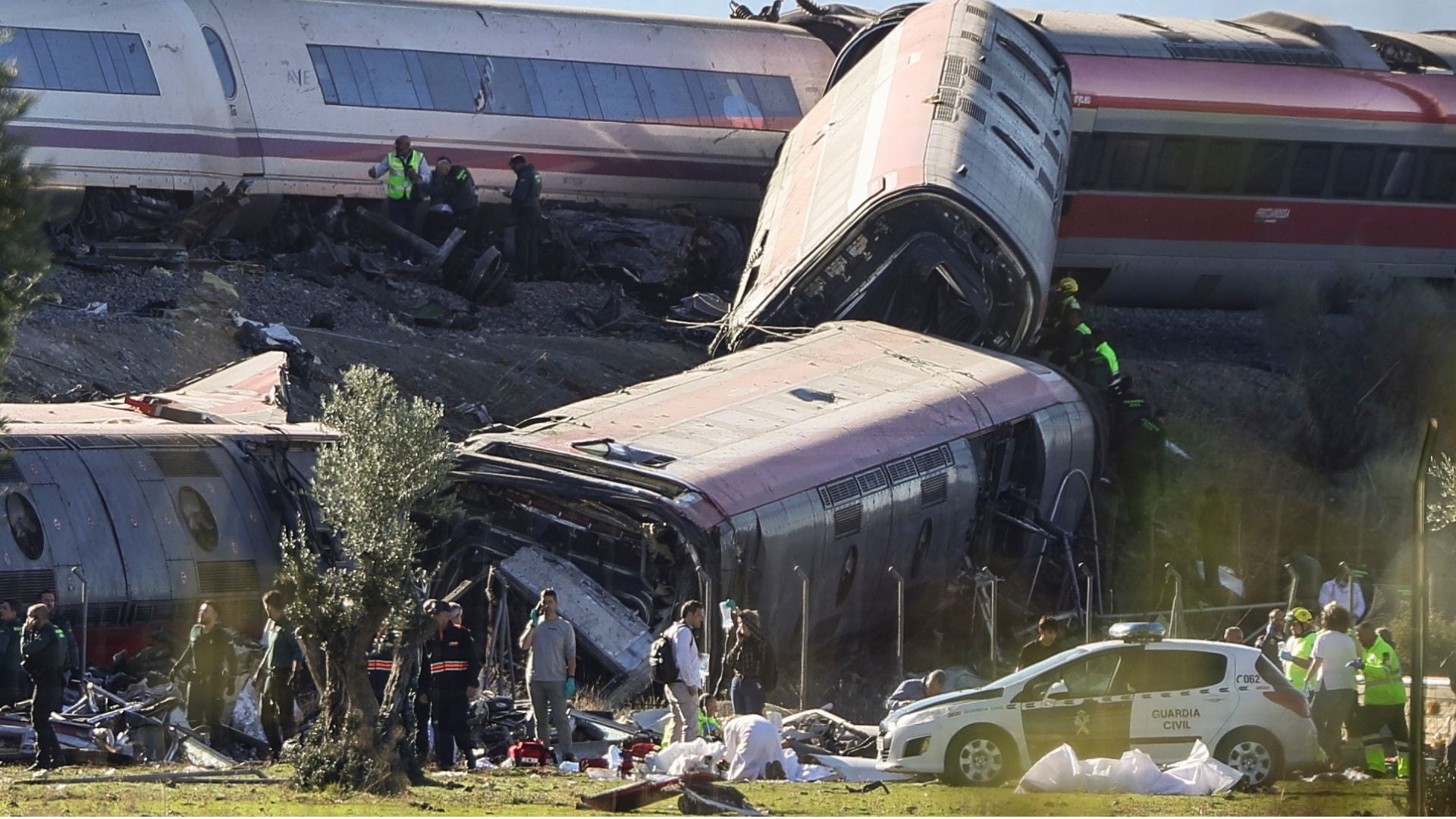 Choque de trenes en España - EFE