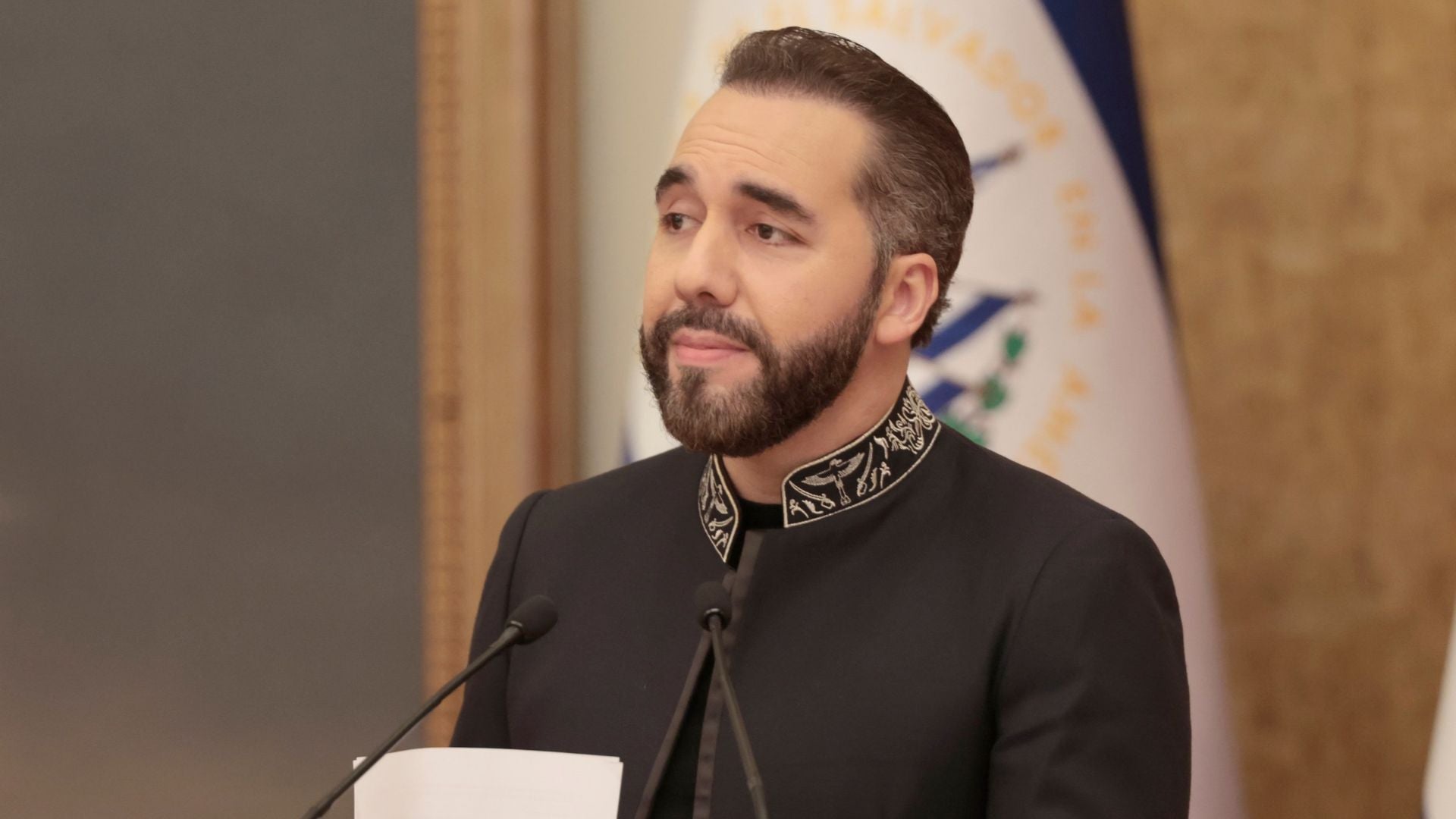 El presidente de El Salvador, Nayib Bukele-Foto EFE