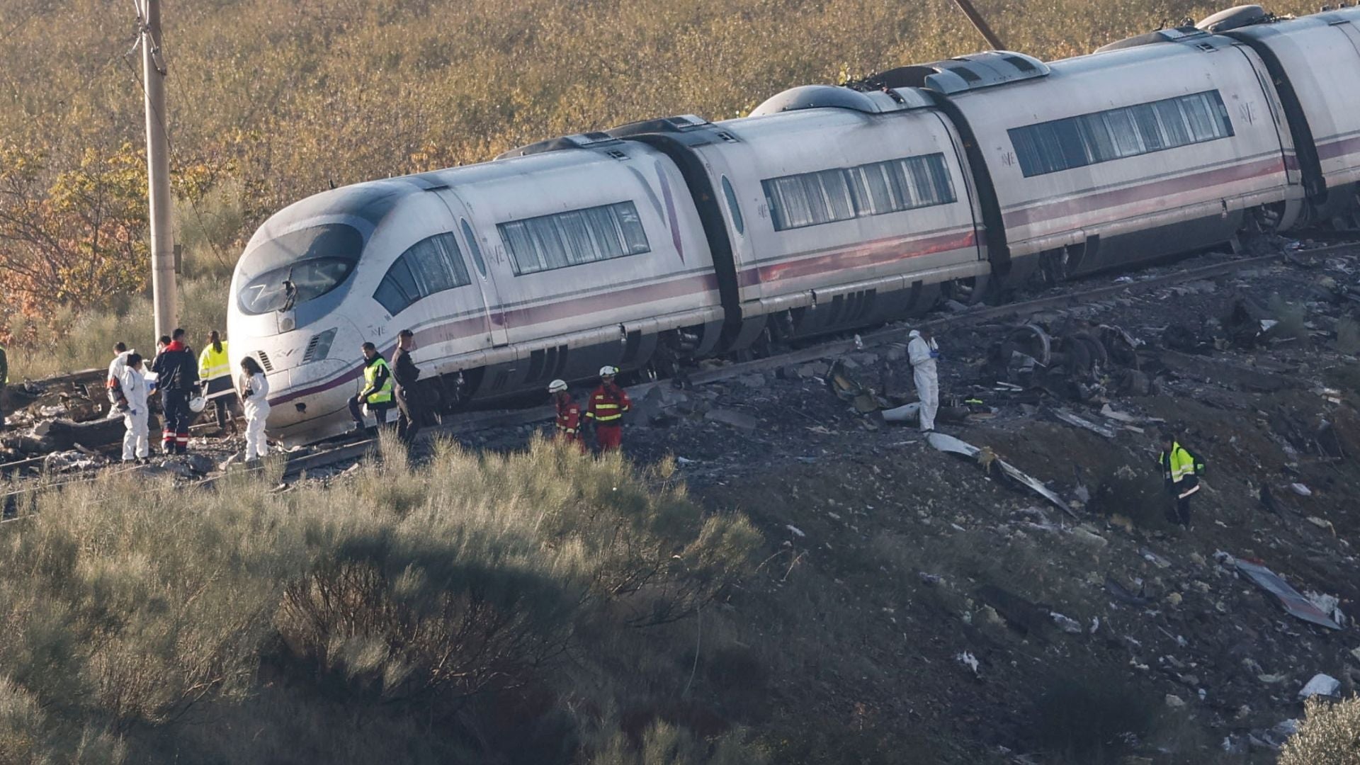 Accidente ferroviario en España - Foto: EFE