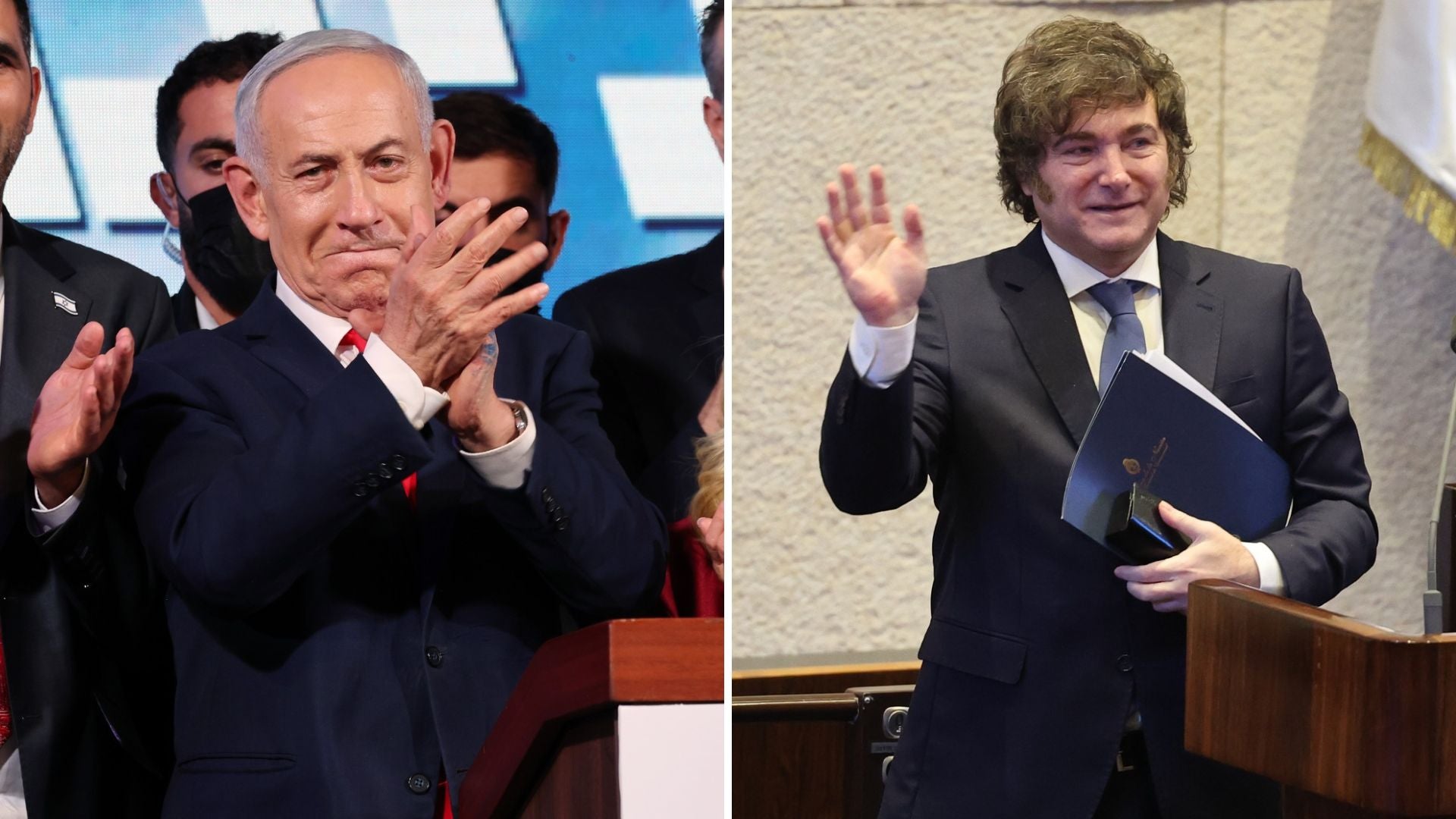 Netanyahu y Javier Milei - EFE