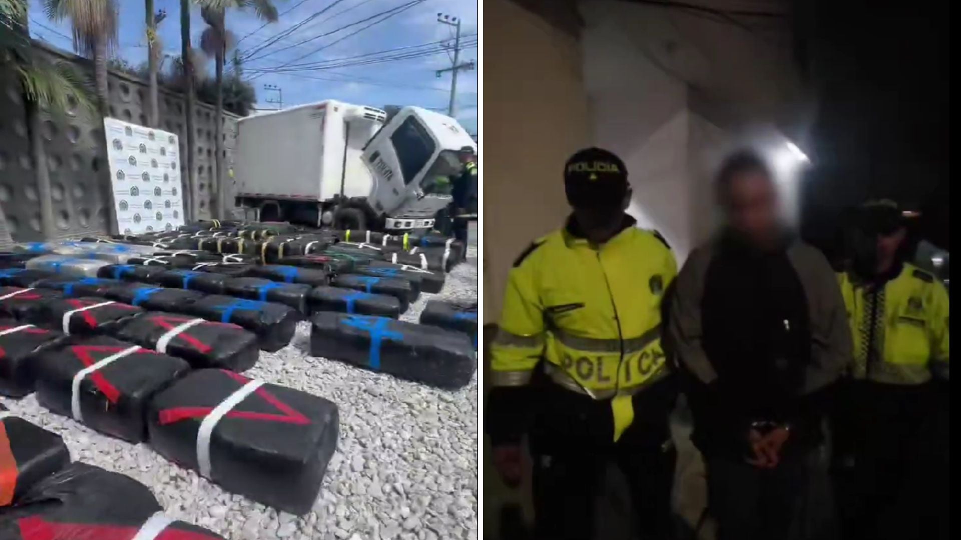 Golpe al narcotráfico en Tenjo - Departamento de Policía La Sabana