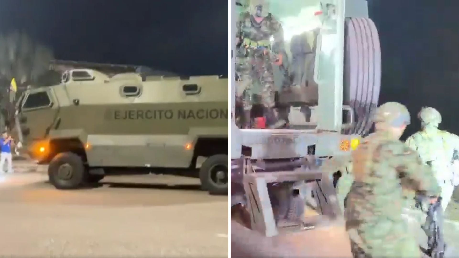 Militarización en Cúcuta - Captura de pantalla de redes sociales
