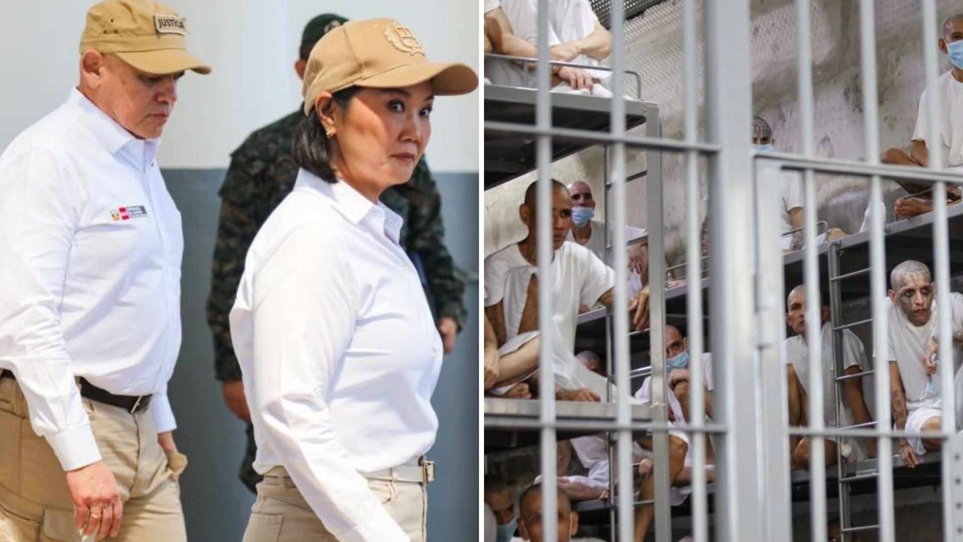 Keiko Fujimori visitó megacárcel de El Salvador - AFP