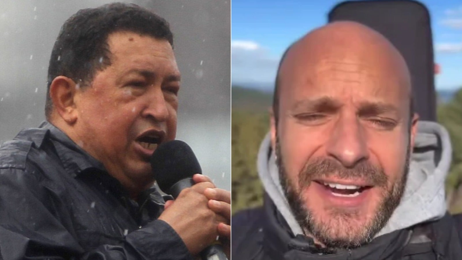Hugo Chávez, expresidente de Venezuela / Hany Kauam, cantante venezolano - Fotos: EFE / Instagram
