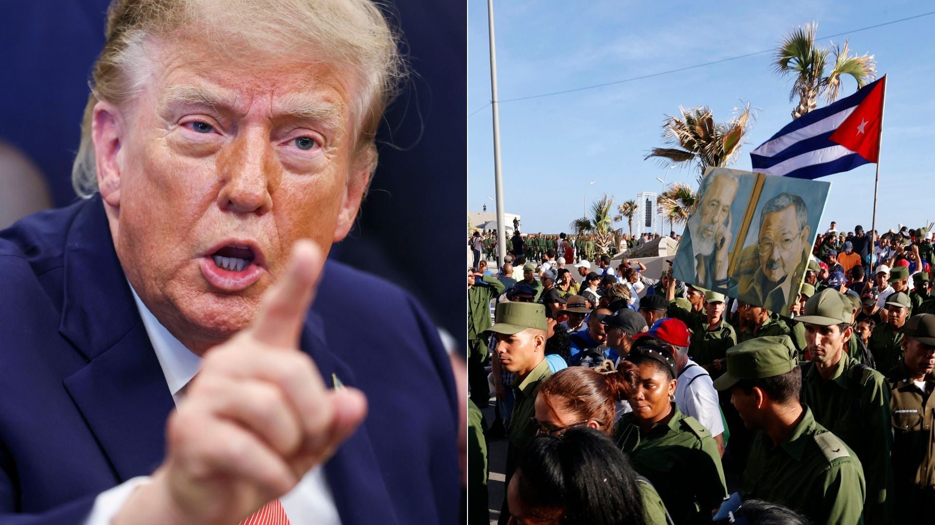 Donald Trump, presidente de EE. UU., y régimen de Cuba - Foto: EFE