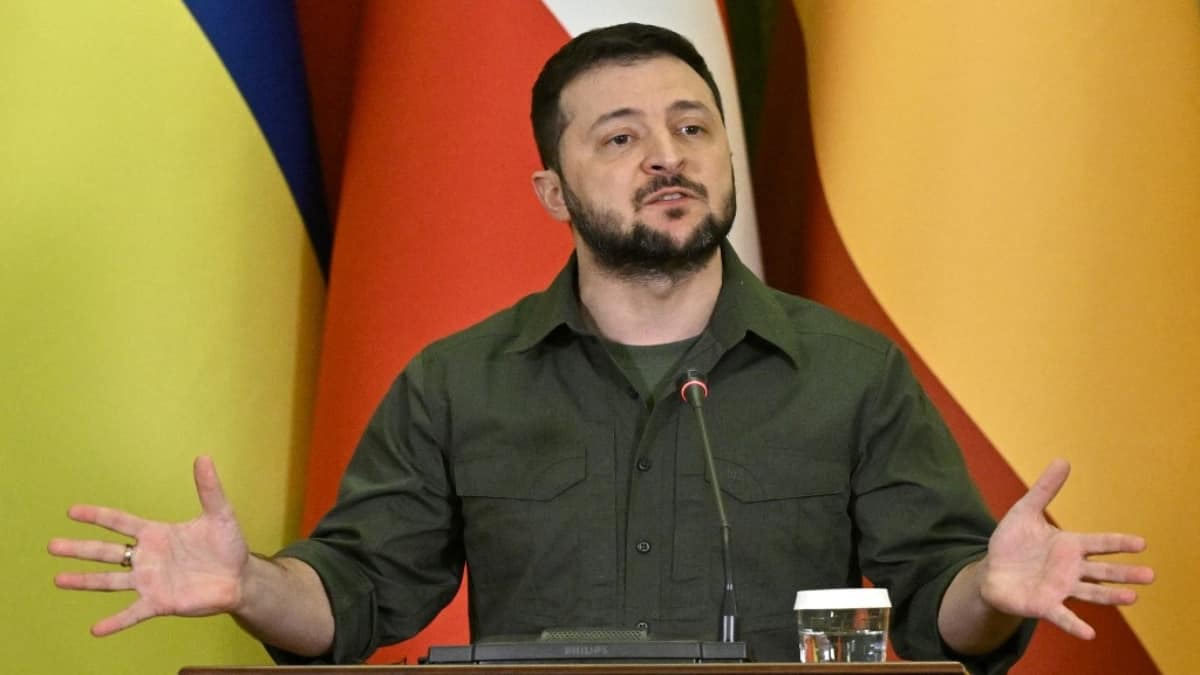 Volodymyr Zelensky, presidente de Ucrania. Foto: AFP