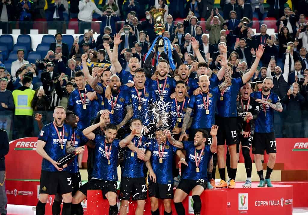 Inter de Milan ganó la Copa Italia 2022. Foto: Isabella BONOTTO / AFP Inter de Milan ganó la Copa Italia 2022. Foto: Isabella BONOTTO / AFP
