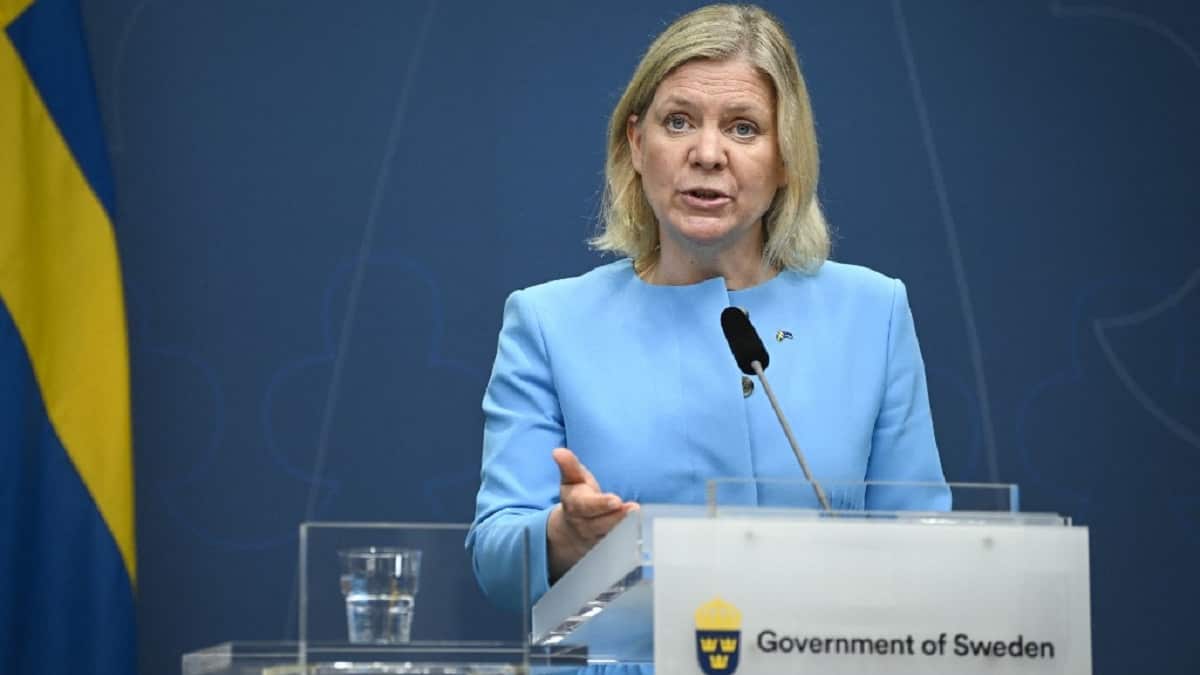 Primera ministra sueca, Magdalena Andersson