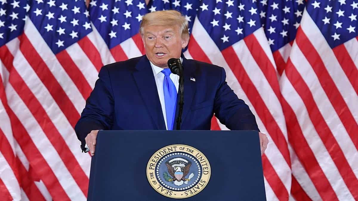 Foto: AFP Trump denunció aparición de "papeletas sorpresa" en estados donde lideraba el conteo