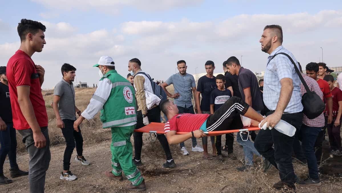 Ataque de Israel a Gaza dejó 41 heridos | Foto: AFP